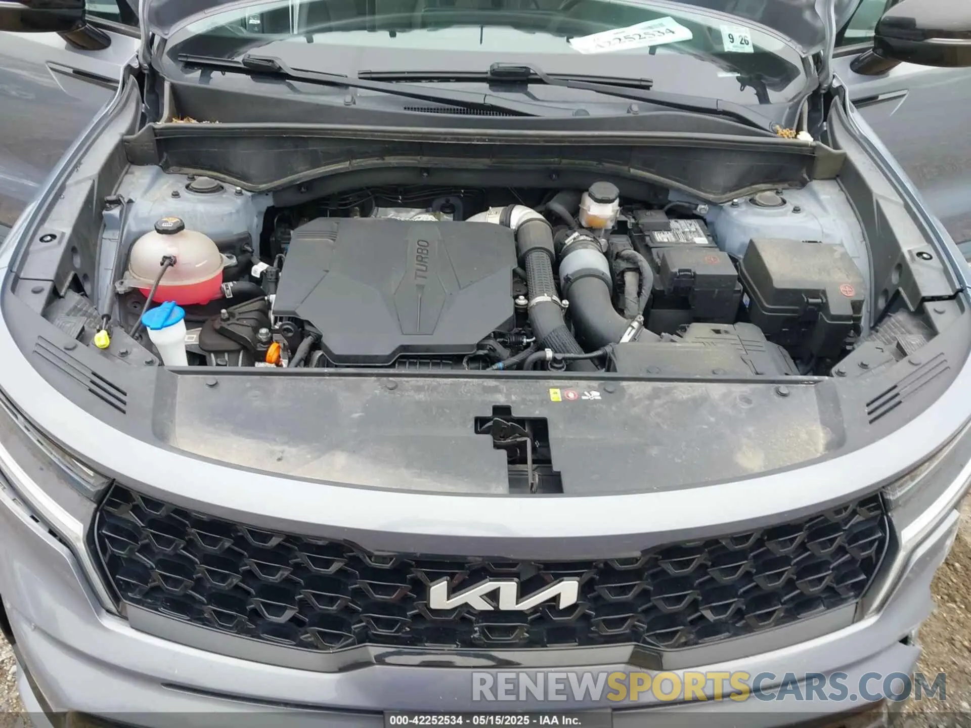 10 fotografías del automóvil dañado 5XYRKDLF2NG071906 KIA SORENTO 2022
