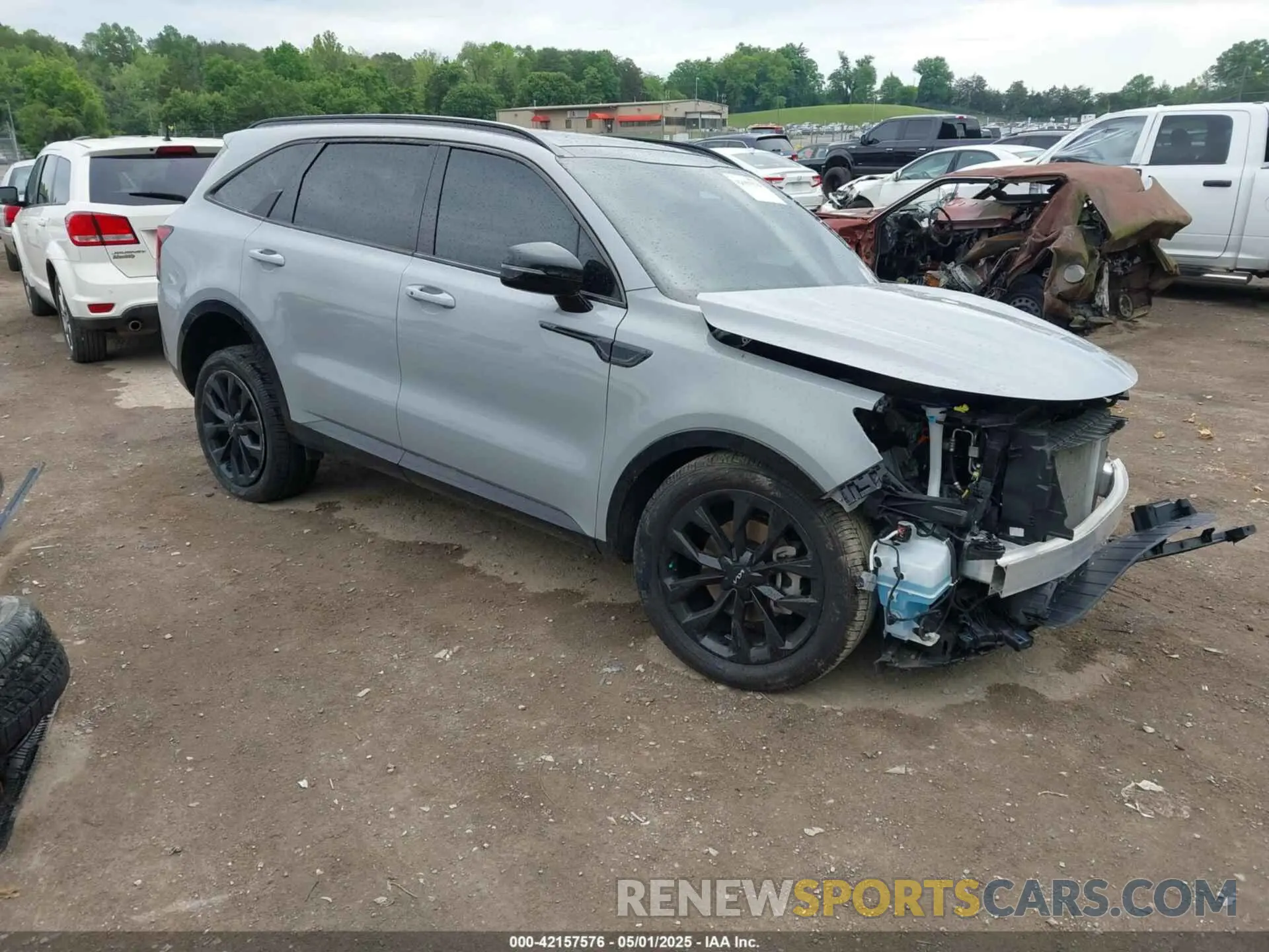 1 fotografías del automóvil dañado 5XYRKDLF2NG119453 KIA SORENTO 2022