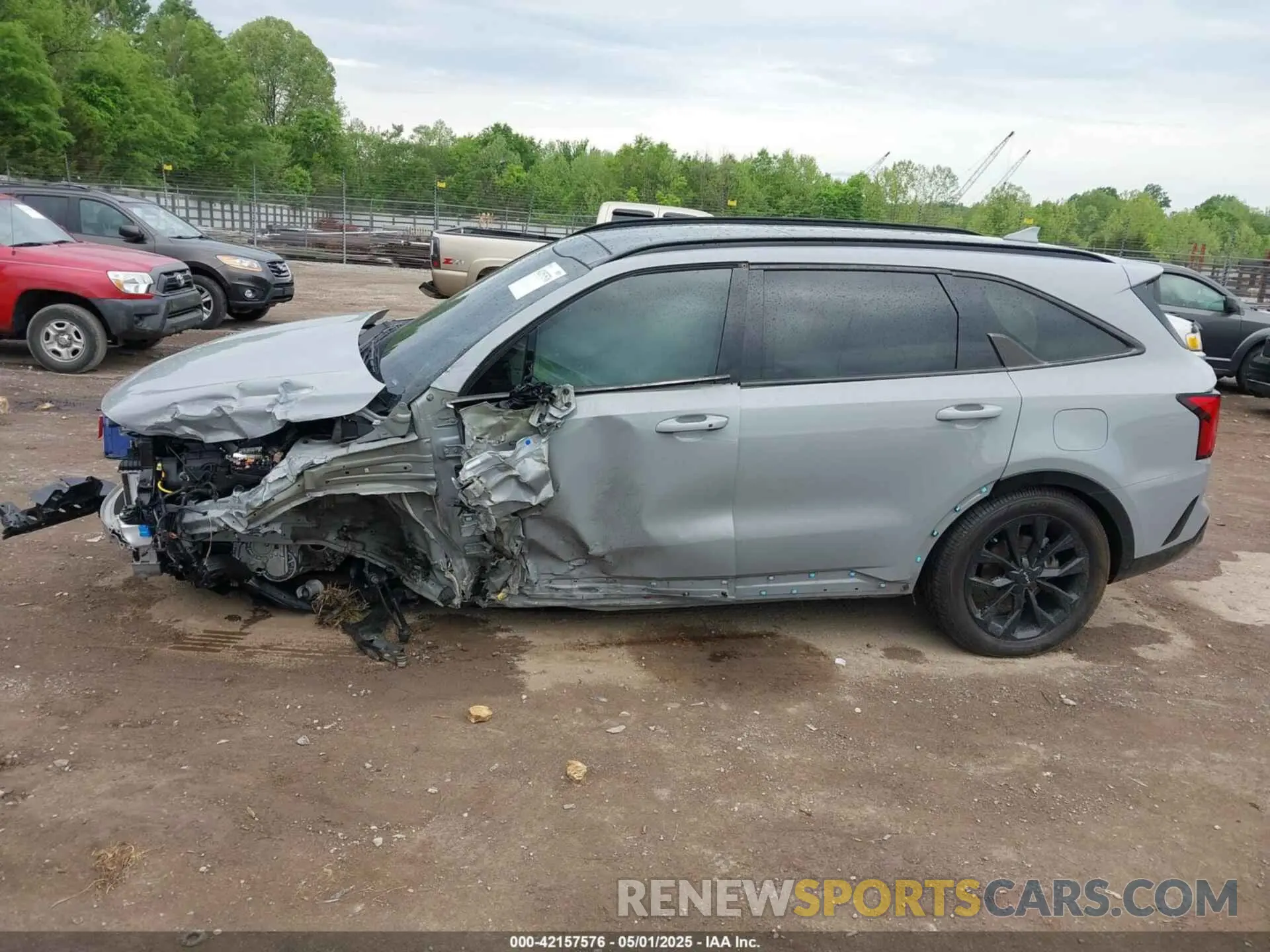 14 fotografías del automóvil dañado 5XYRKDLF2NG119453 KIA SORENTO 2022