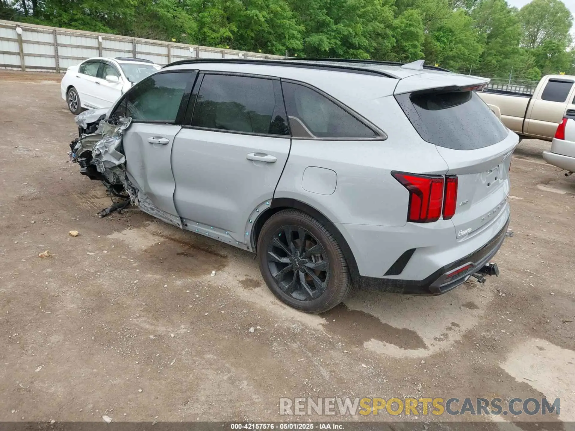 3 fotografías del automóvil dañado 5XYRKDLF2NG119453 KIA SORENTO 2022
