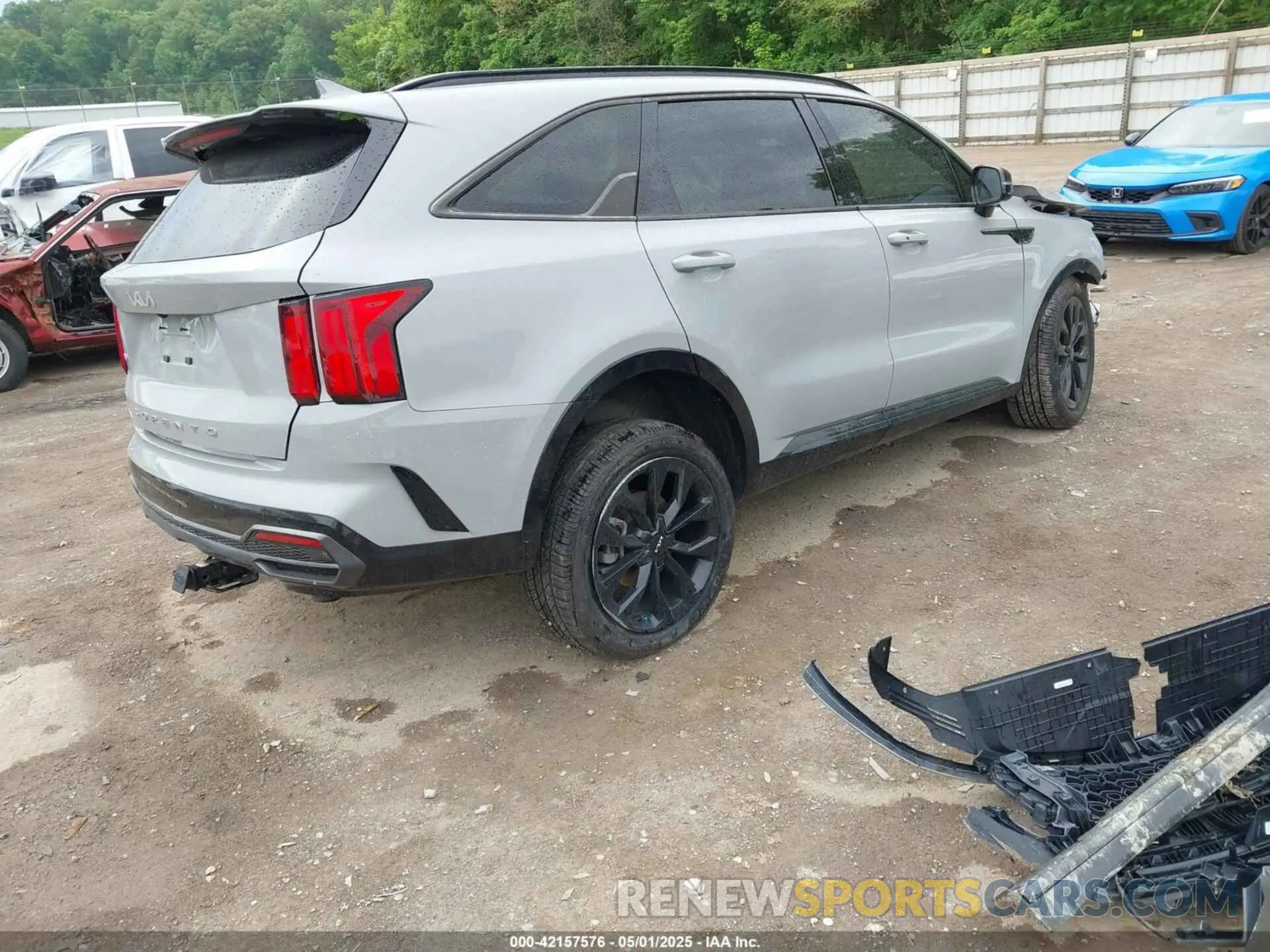 4 fotografías del automóvil dañado 5XYRKDLF2NG119453 KIA SORENTO 2022
