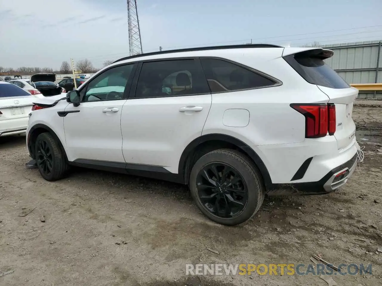 2 fotografías del automóvil dañado 5XYRKDLF3NG081196 KIA SORENTO 2022