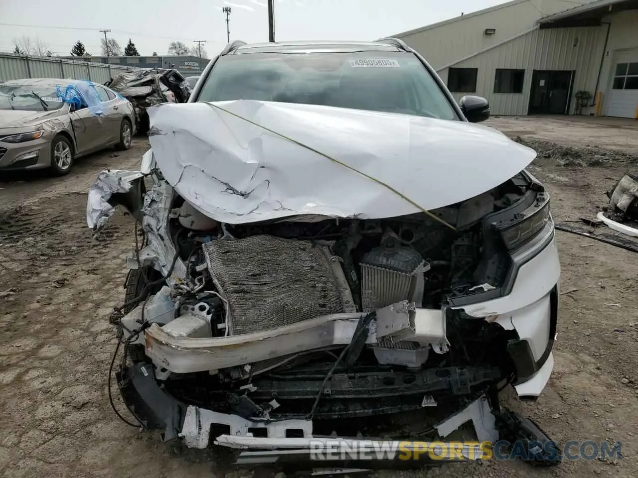 5 fotografías del automóvil dañado 5XYRKDLF3NG081196 KIA SORENTO 2022