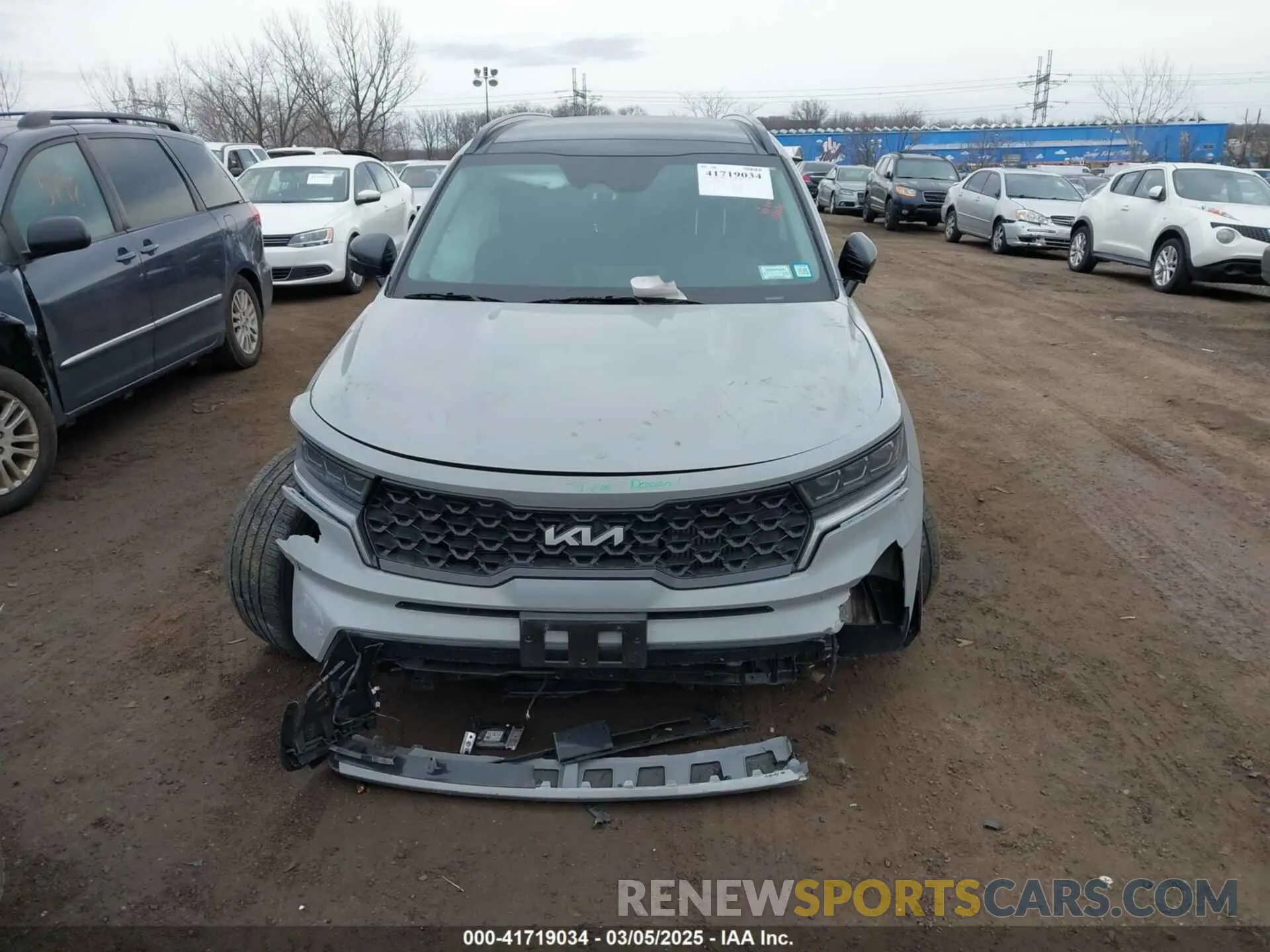 11 fotografías del automóvil dañado 5XYRKDLF3NG160853 KIA SORENTO 2022
