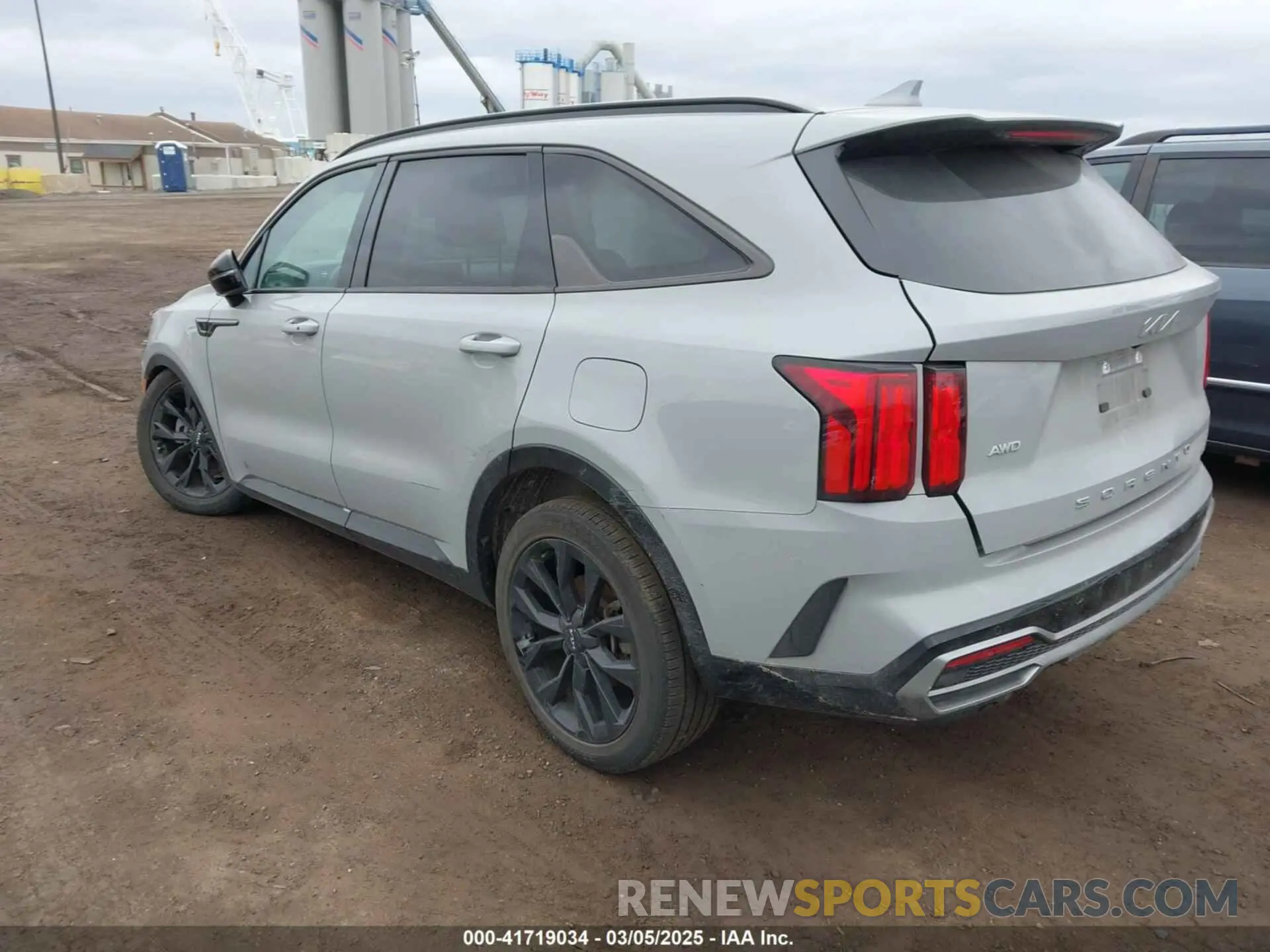 3 fotografías del automóvil dañado 5XYRKDLF3NG160853 KIA SORENTO 2022