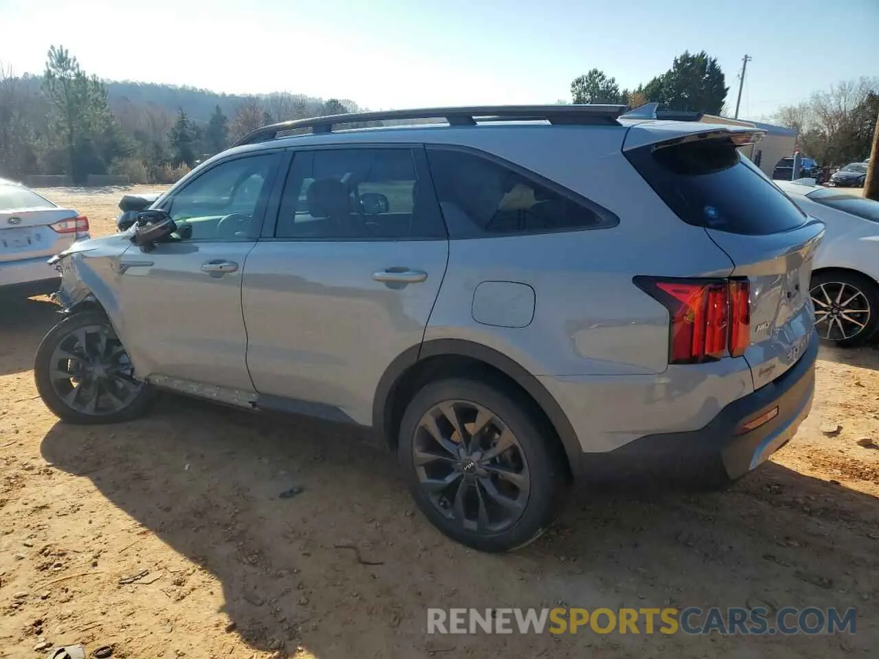 2 fotografías del automóvil dañado 5XYRKDLF4NG092935 KIA SORENTO 2022