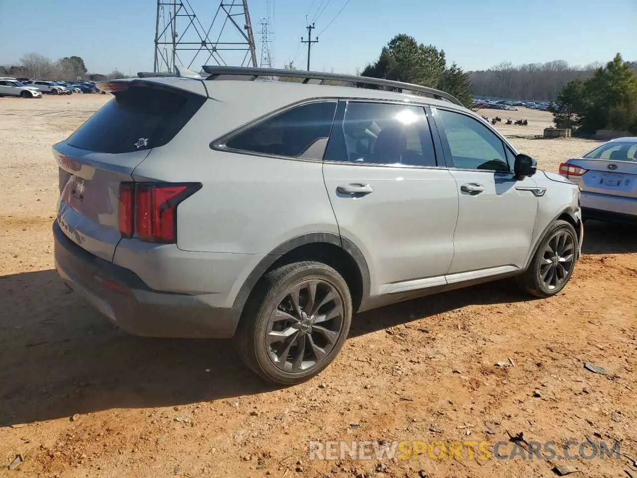3 fotografías del automóvil dañado 5XYRKDLF4NG092935 KIA SORENTO 2022