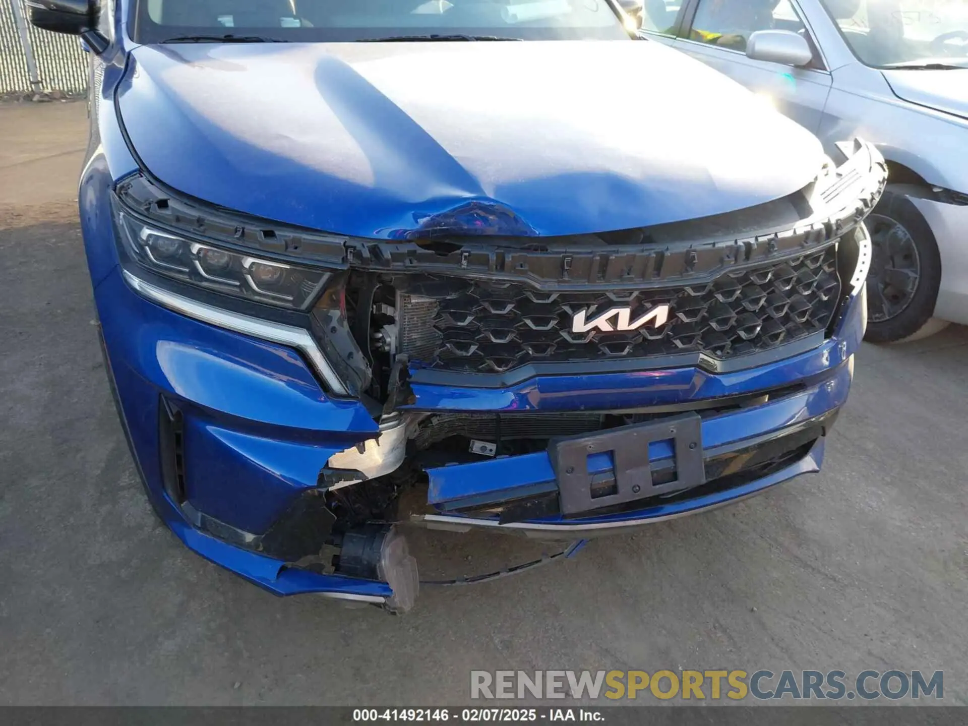 6 fotografías del automóvil dañado 5XYRKDLF4NG114223 KIA SORENTO 2022