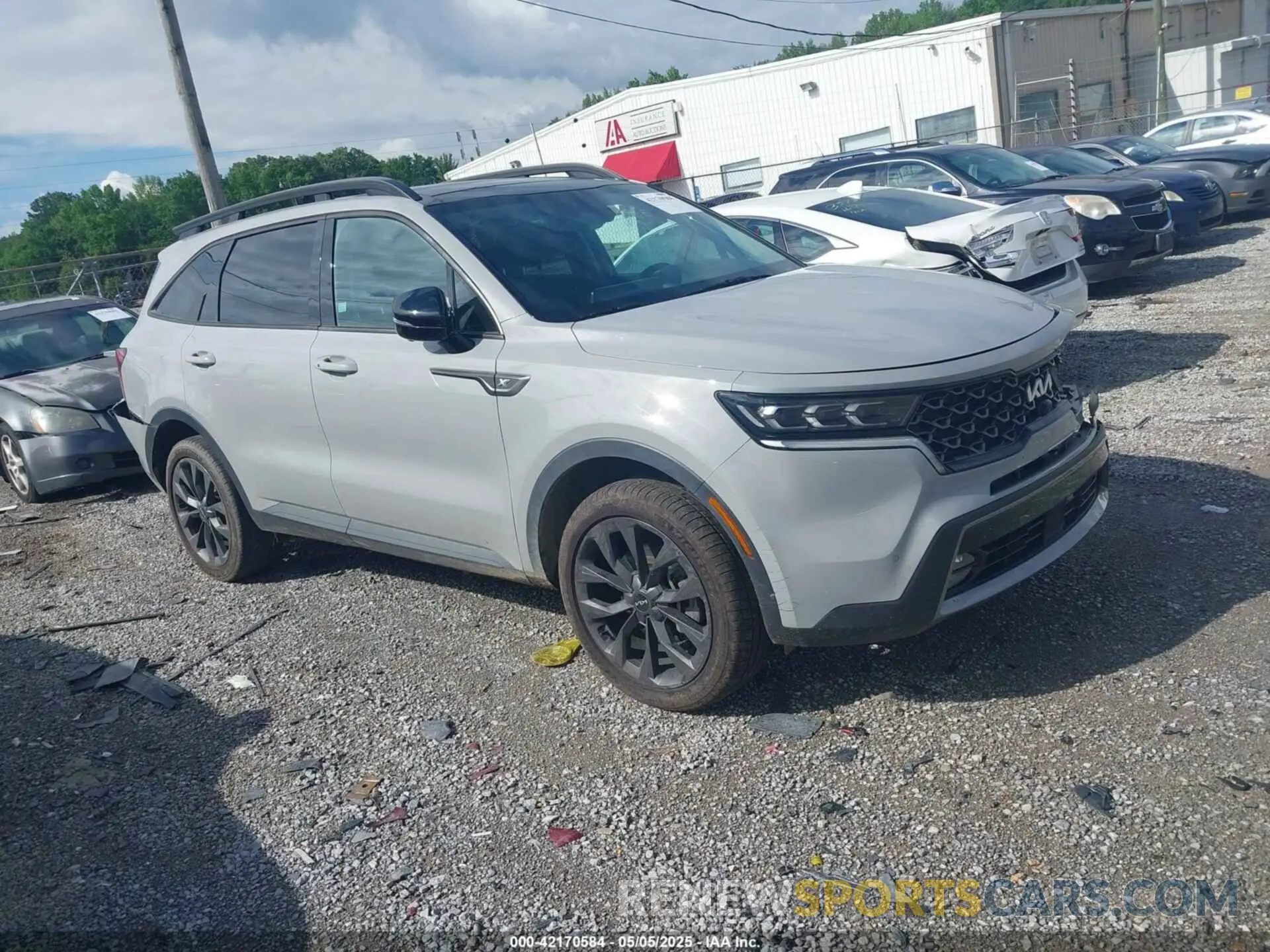 1 fotografías del automóvil dañado 5XYRKDLF6NG093083 KIA SORENTO 2022
