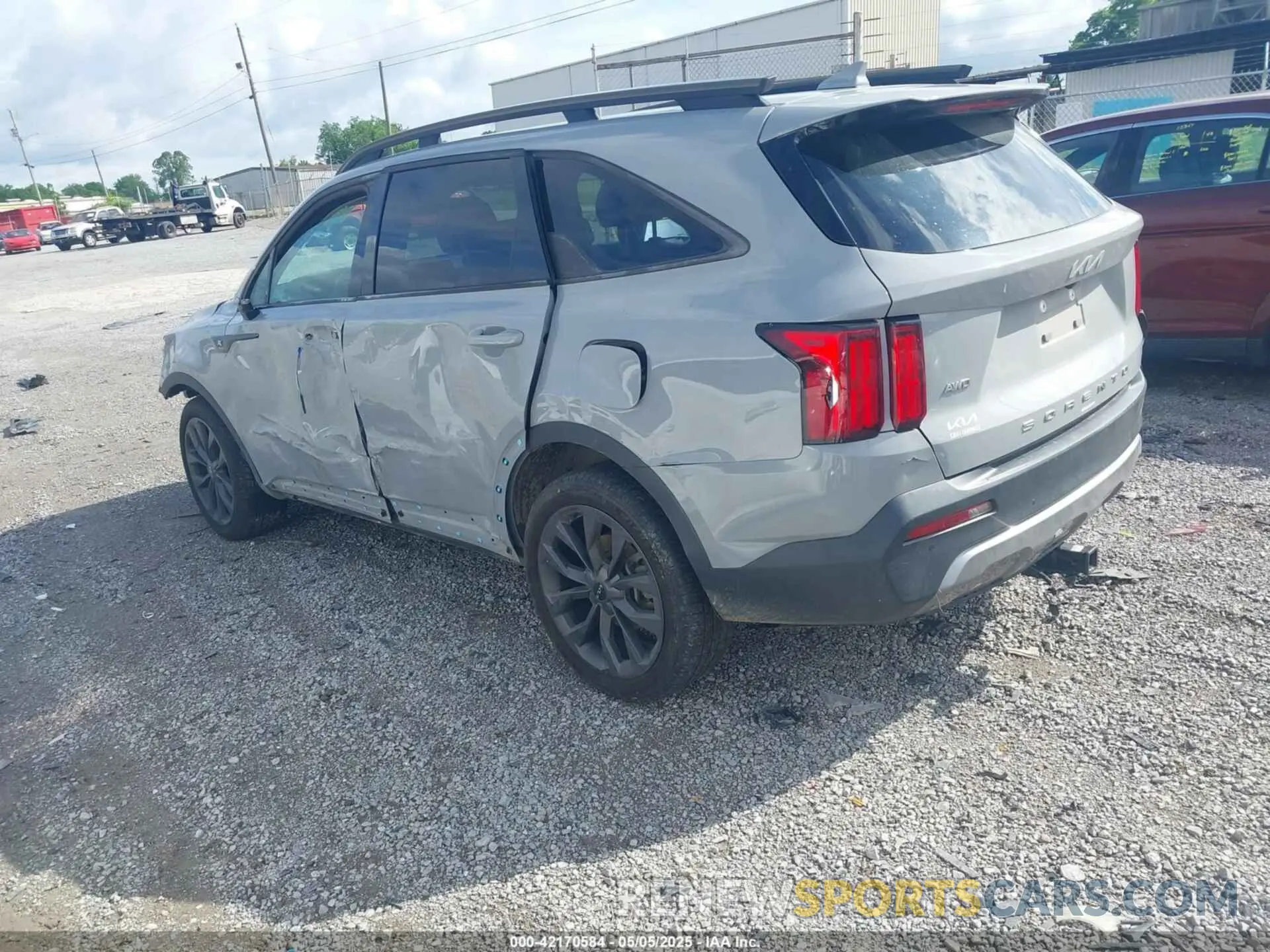 3 fotografías del automóvil dañado 5XYRKDLF6NG093083 KIA SORENTO 2022