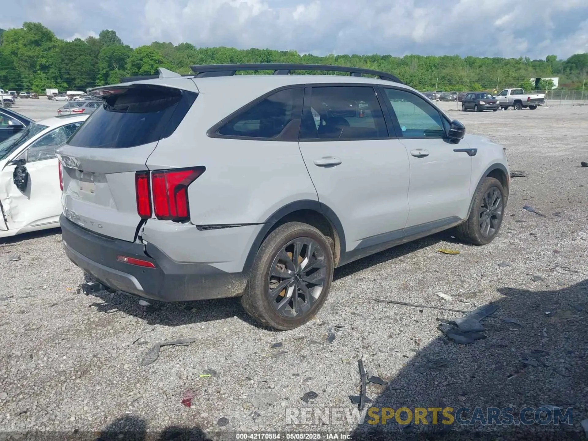 4 fotografías del automóvil dañado 5XYRKDLF6NG093083 KIA SORENTO 2022