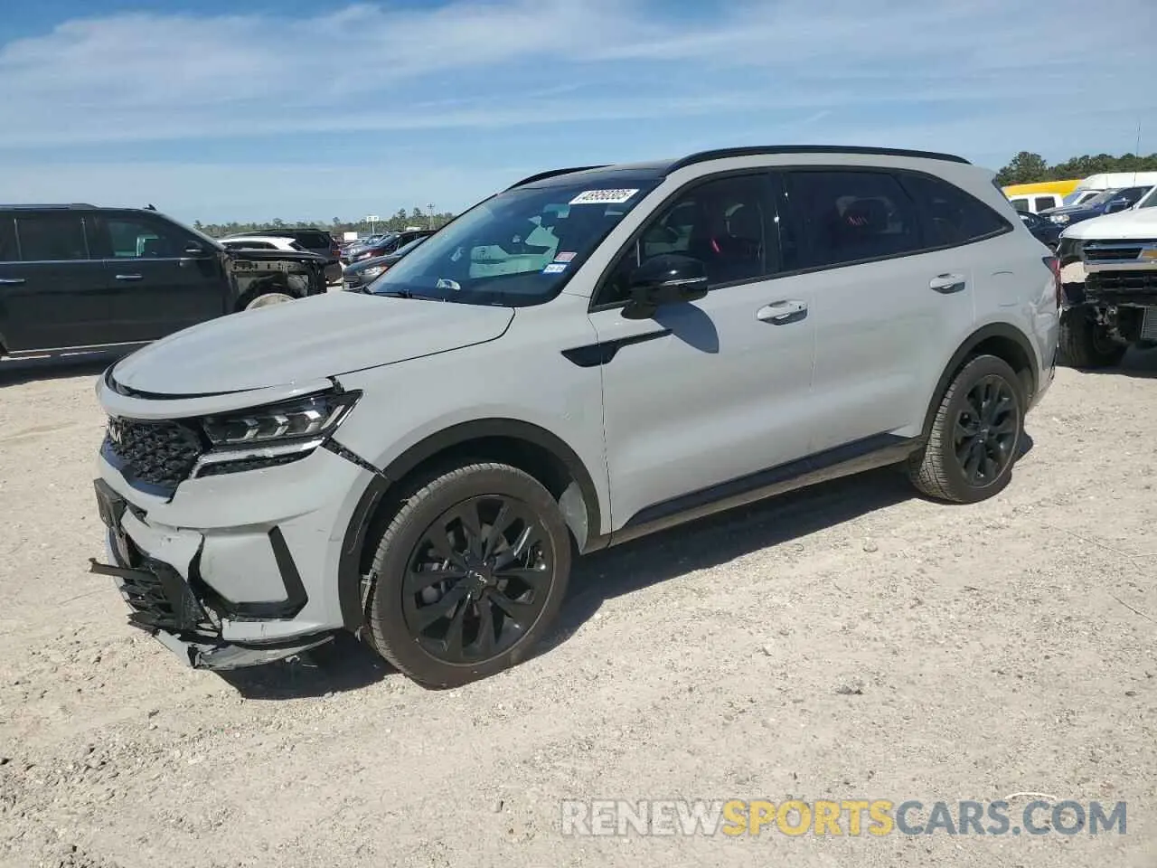 1 fotografías del automóvil dañado 5XYRKDLF6NG115910 KIA SORENTO 2022