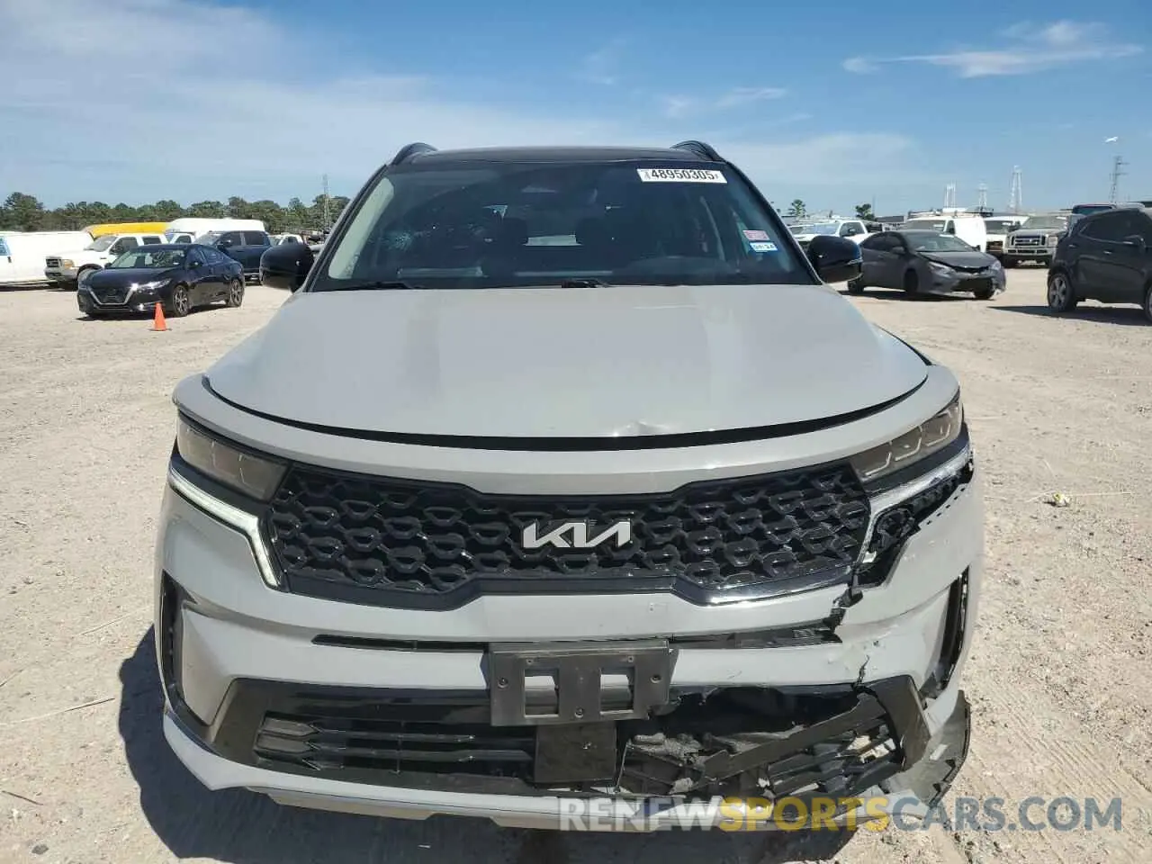 5 fotografías del automóvil dañado 5XYRKDLF6NG115910 KIA SORENTO 2022