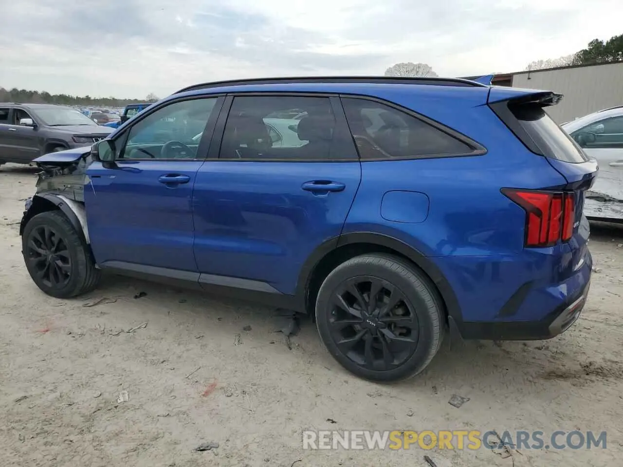 2 fotografías del automóvil dañado 5XYRKDLF7NG097949 KIA SORENTO 2022