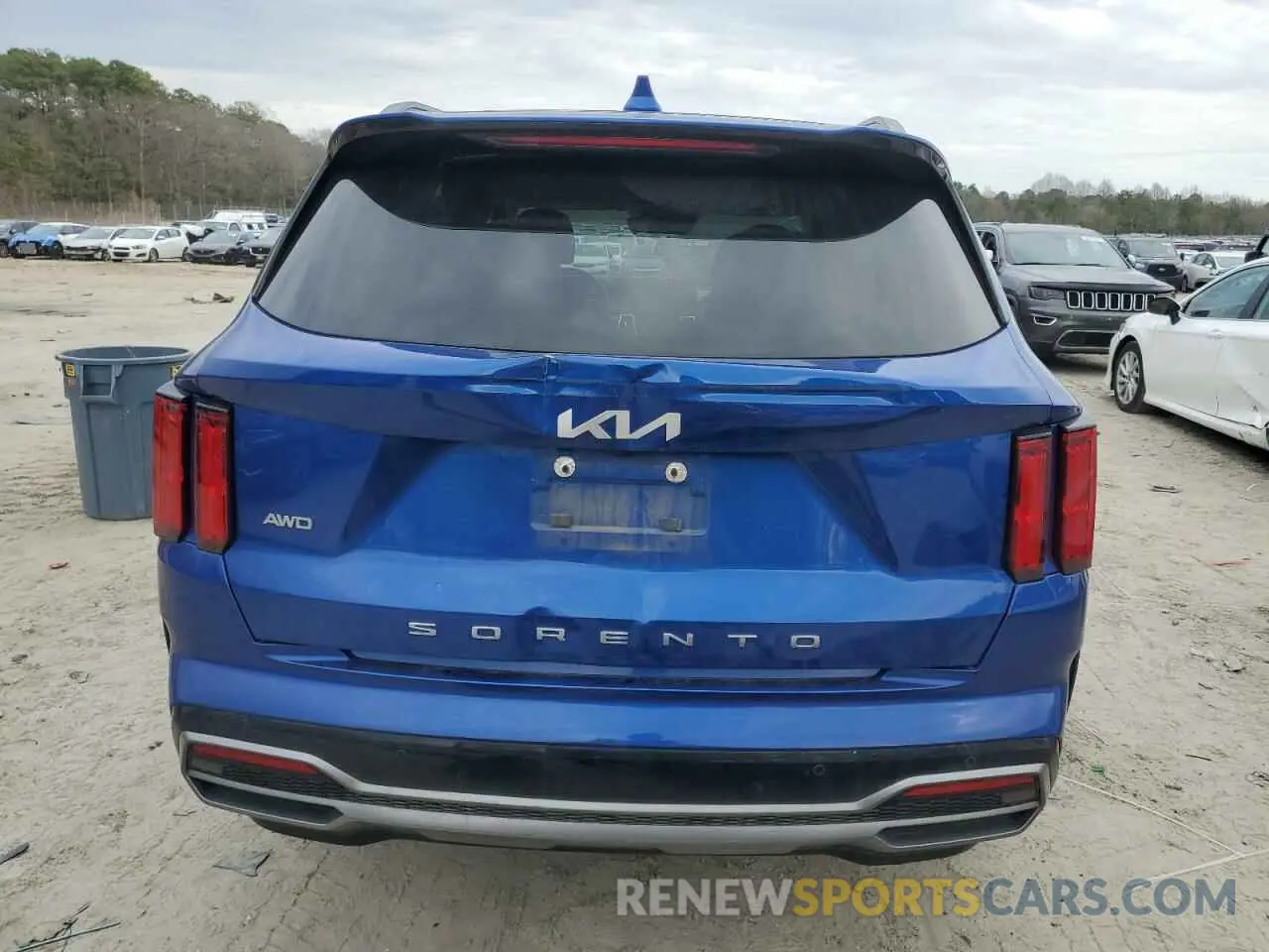 6 fotografías del automóvil dañado 5XYRKDLF7NG097949 KIA SORENTO 2022