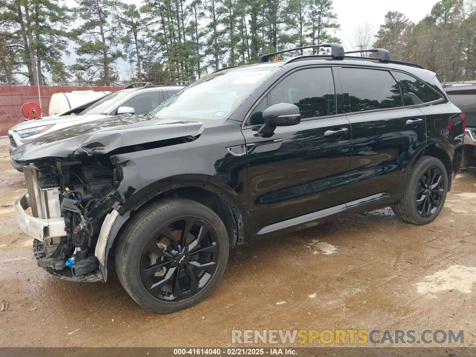 2 fotografías del automóvil dañado 5XYRKDLF8NG161562 KIA SORENTO 2022