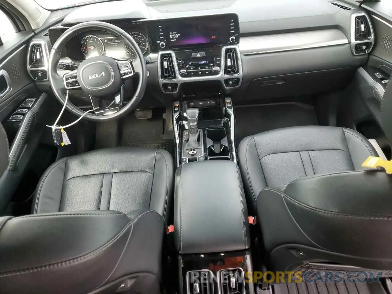 8 fotografías del automóvil dañado 5XYRKDLF9NG138405 KIA SORENTO 2022