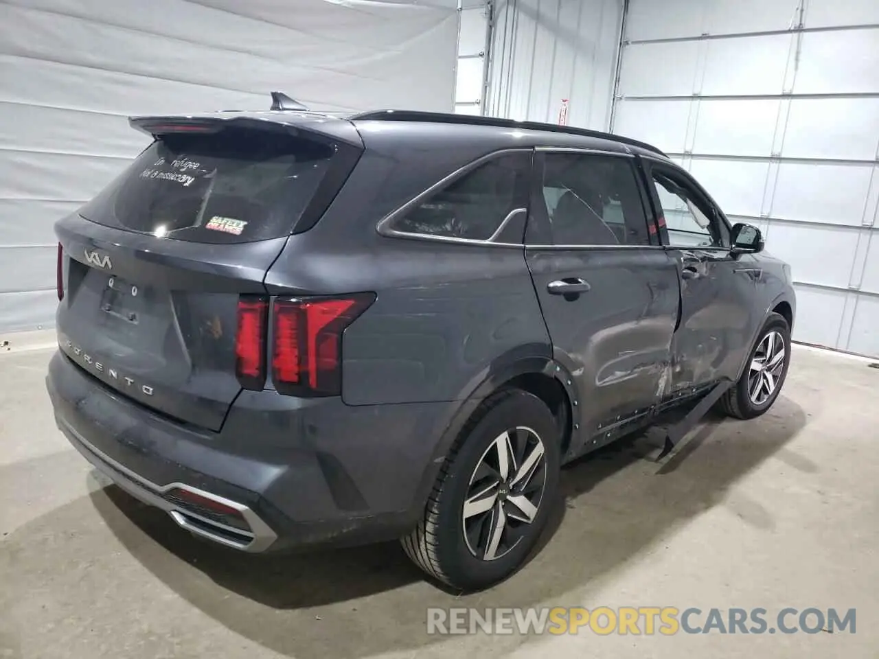 3 fotografías del automóvil dañado 5XYRL4LC0NG108891 KIA SORENTO 2022