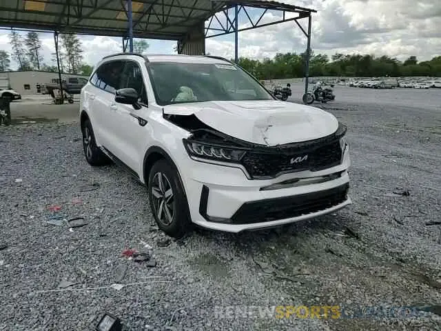 11 fotografías del automóvil dañado 5XYRL4LC1NG143018 KIA SORENTO 2022