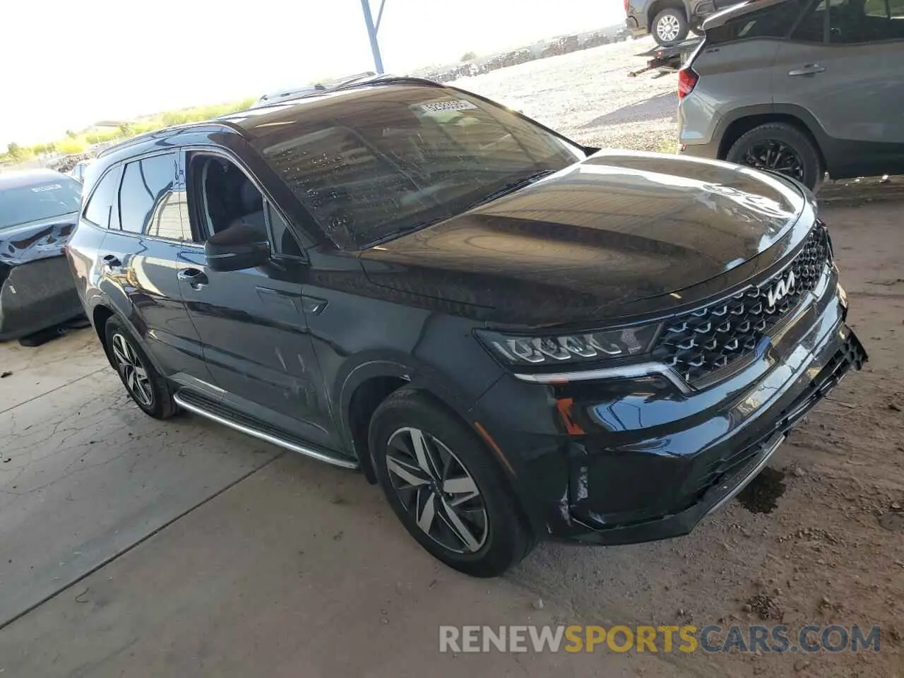 4 fotografías del automóvil dañado 5XYRL4LC2NG141651 KIA SORENTO 2022