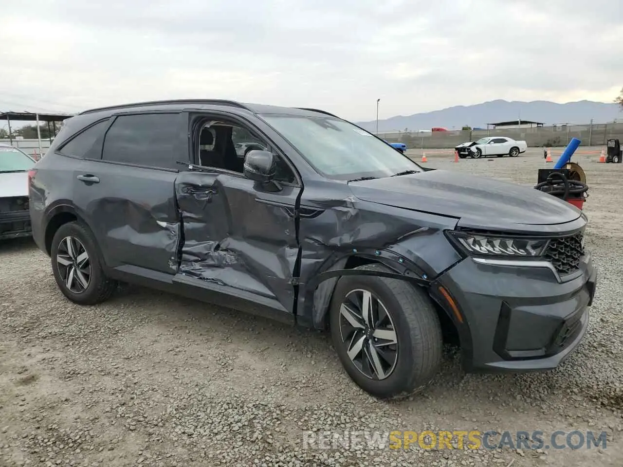 4 fotografías del automóvil dañado 5XYRL4LC3NG084988 KIA SORENTO 2022