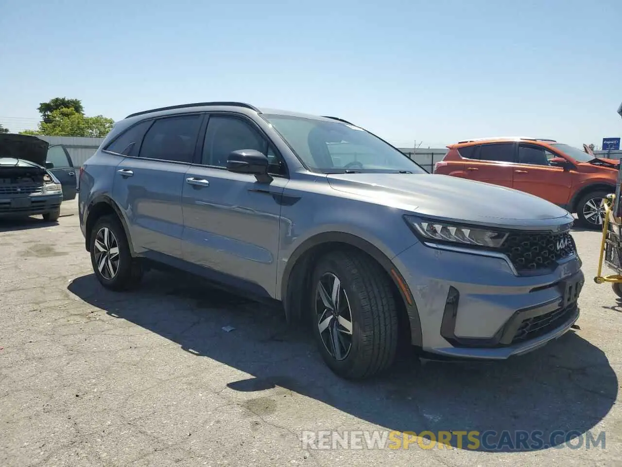 4 fotografías del automóvil dañado 5XYRL4LC3NG108786 KIA SORENTO 2022