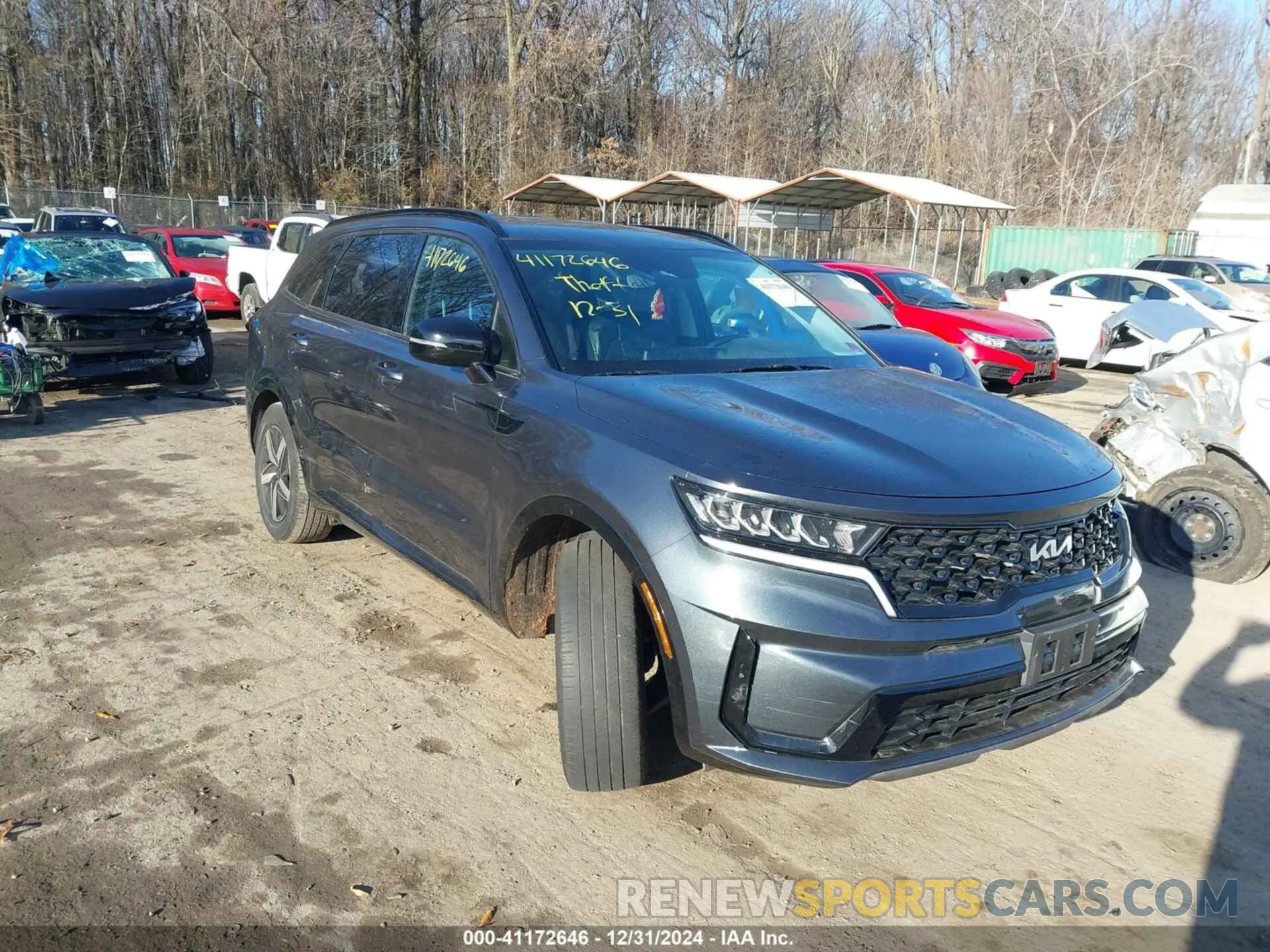1 fotografías del automóvil dañado 5XYRL4LC3NG122638 KIA SORENTO 2022