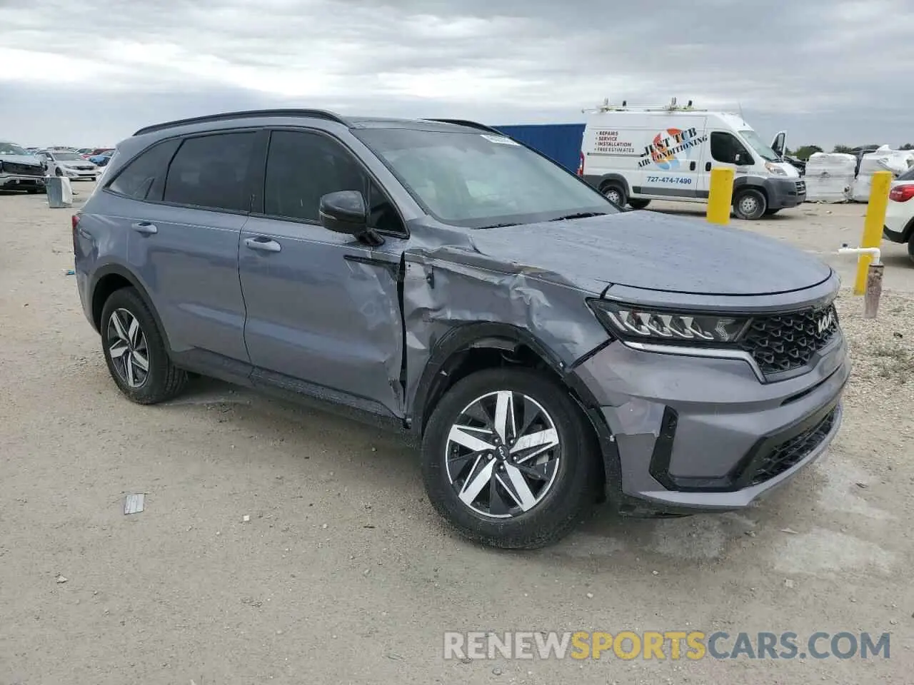 4 fotografías del automóvil dañado 5XYRL4LC4NG159049 KIA SORENTO 2022