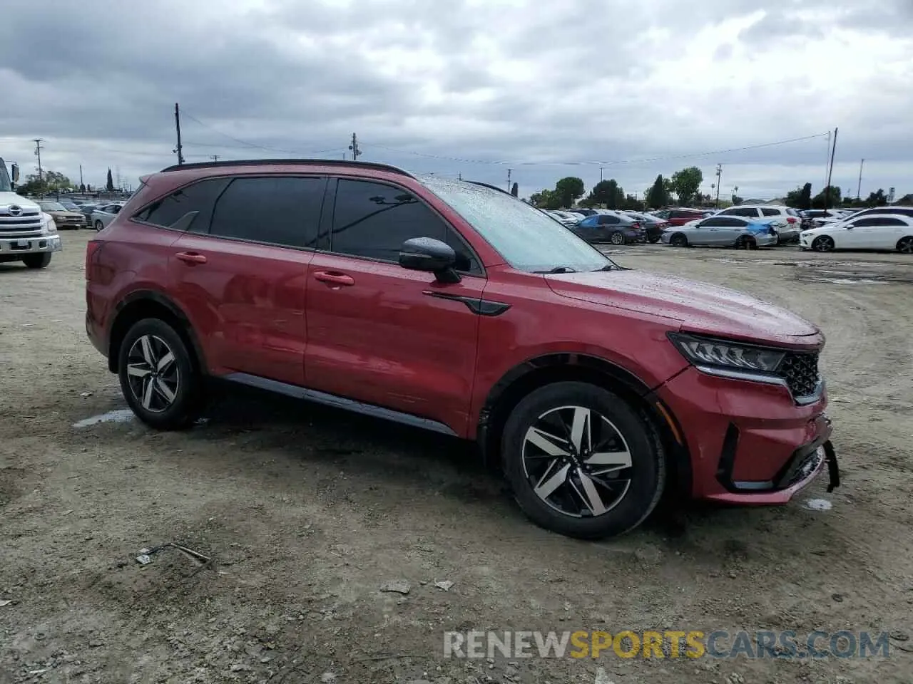 4 fotografías del automóvil dañado 5XYRL4LC6NG129860 KIA SORENTO 2022