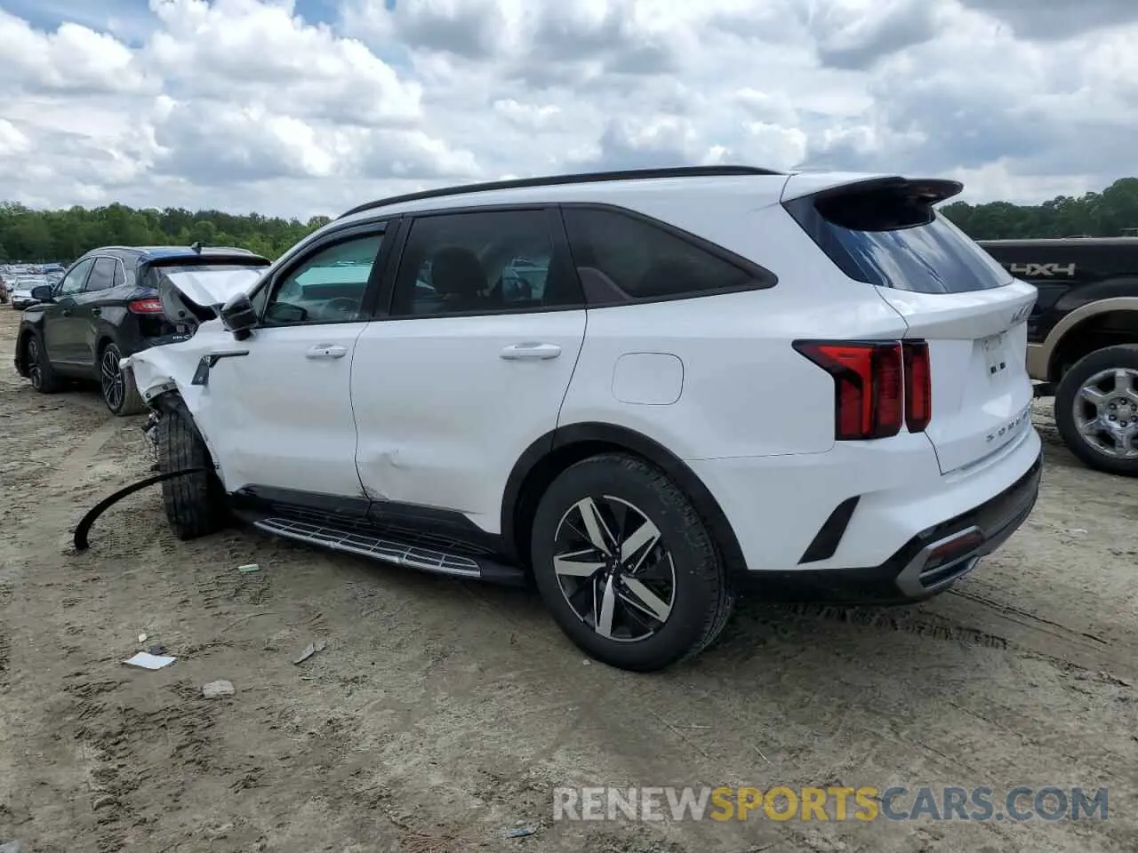 2 fotografías del automóvil dañado 5XYRL4LC9NG144904 KIA SORENTO 2022