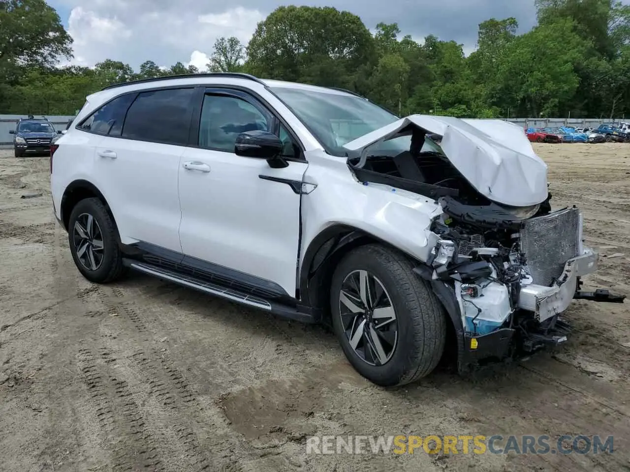 4 fotografías del automóvil dañado 5XYRL4LC9NG144904 KIA SORENTO 2022