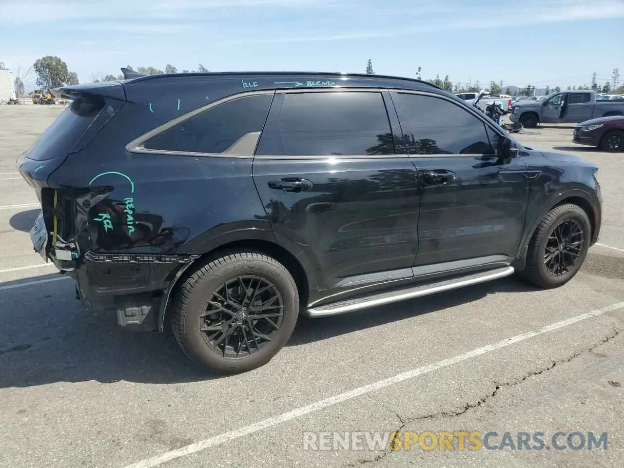 3 fotografías del automóvil dañado 5XYRL4LCXNG152137 KIA SORENTO 2022