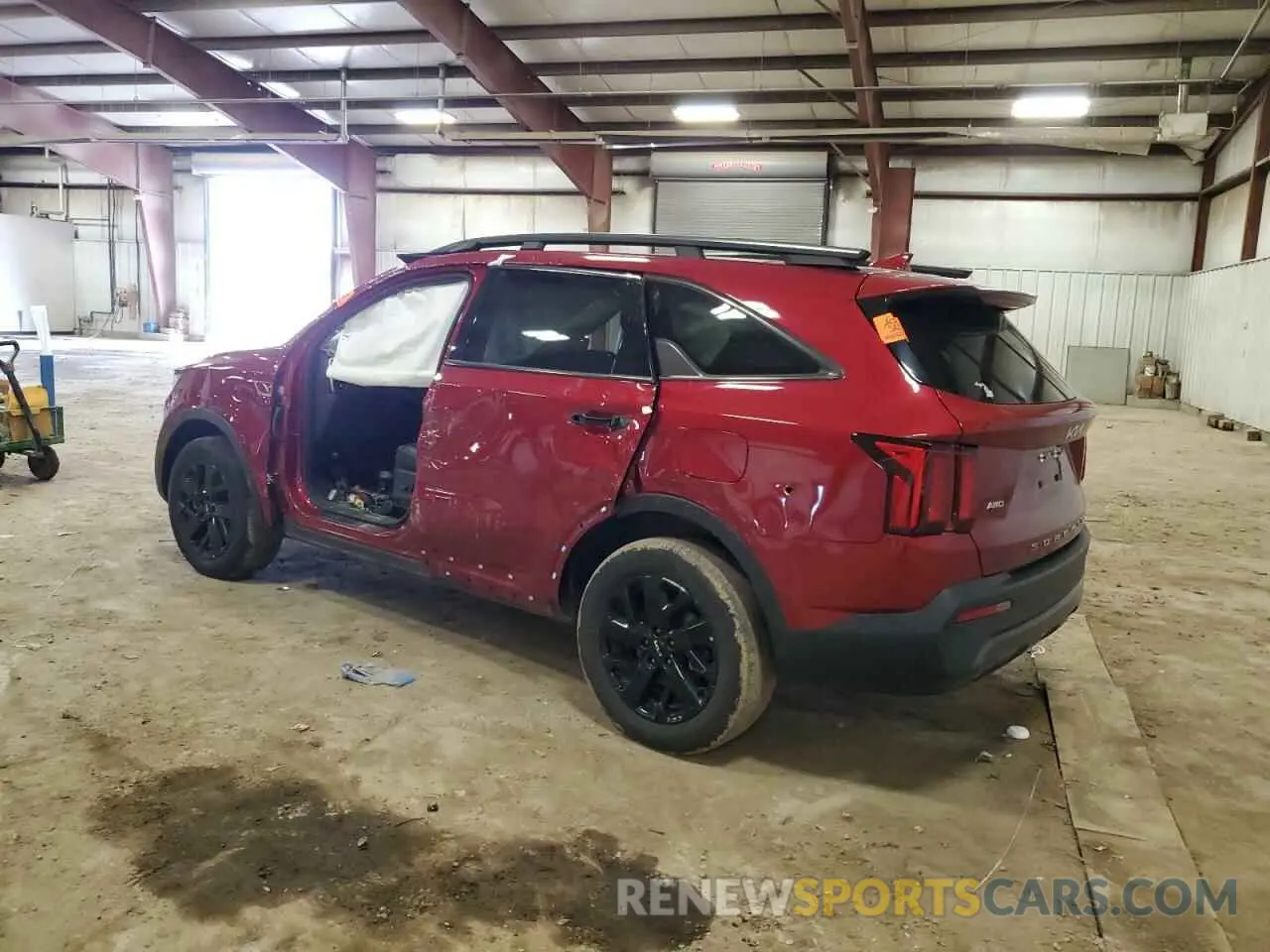 2 fotografías del automóvil dañado 5XYRLDLC1NG085136 KIA SORENTO 2022