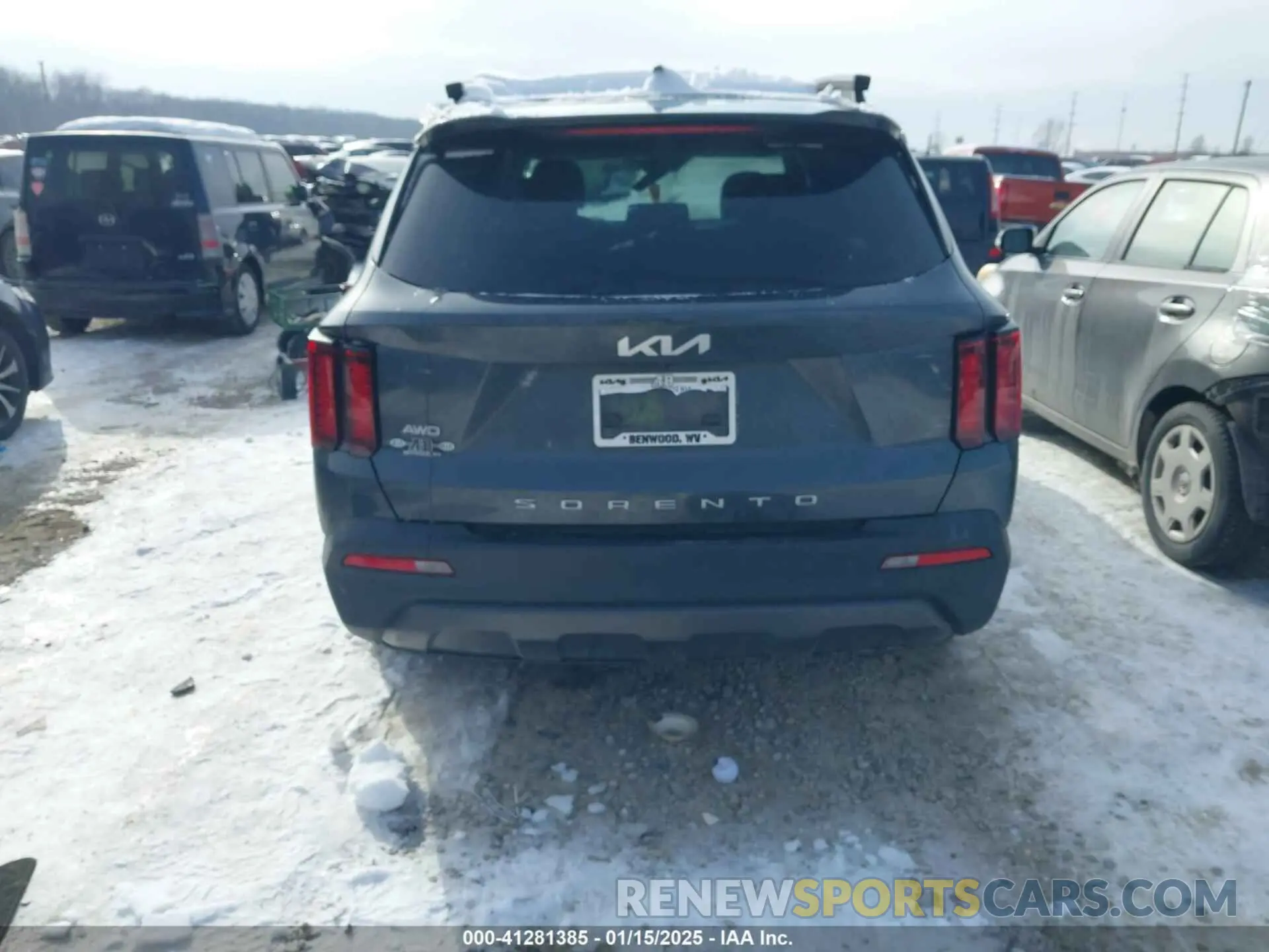 17 fotografías del automóvil dañado 5XYRLDLC2NG157333 KIA SORENTO 2022