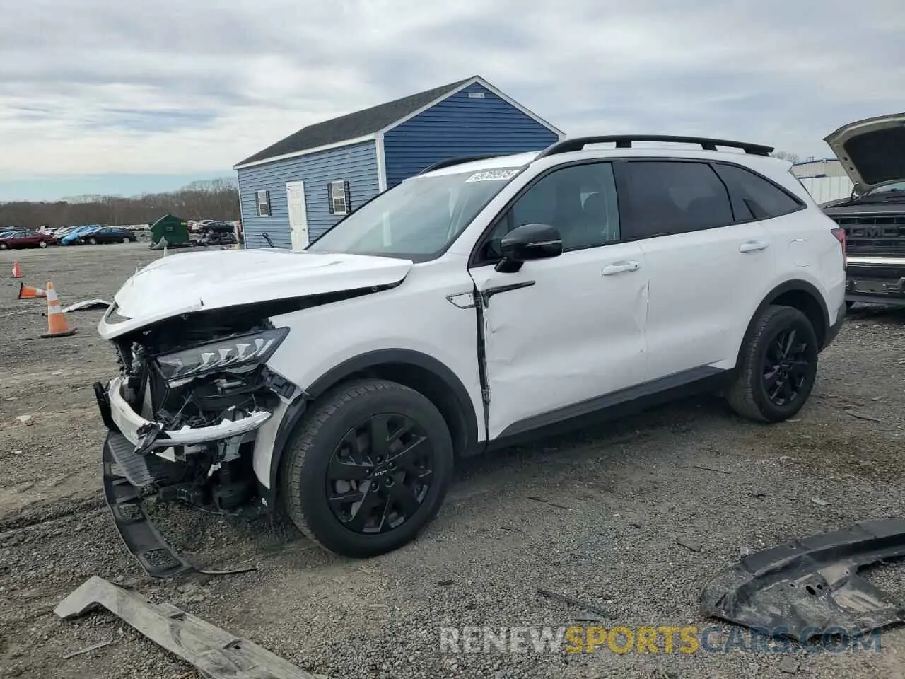 1 fotografías del automóvil dañado 5XYRLDLC7NG109066 KIA SORENTO 2022