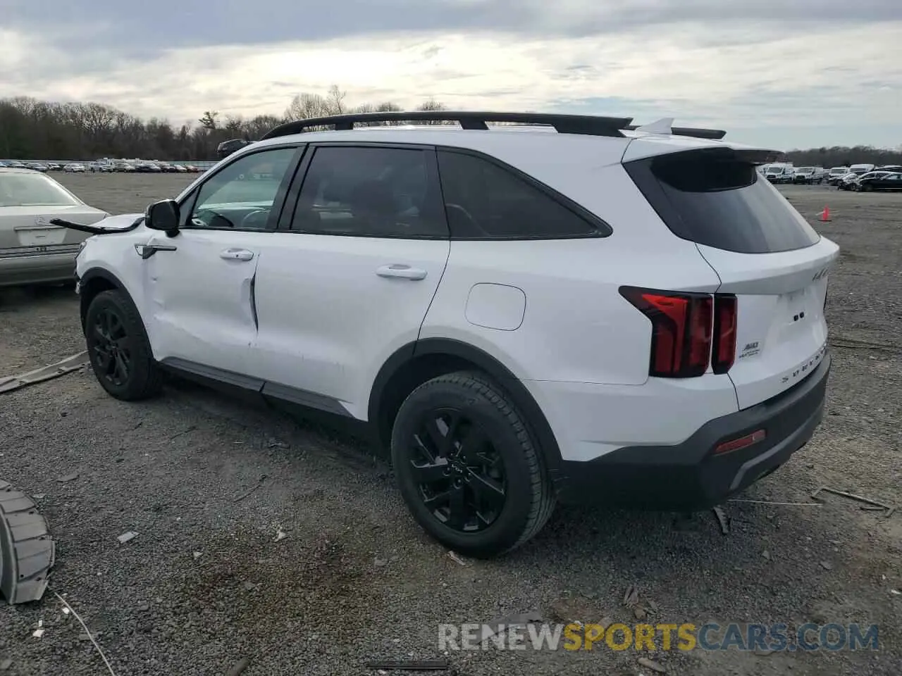 2 fotografías del automóvil dañado 5XYRLDLC7NG109066 KIA SORENTO 2022