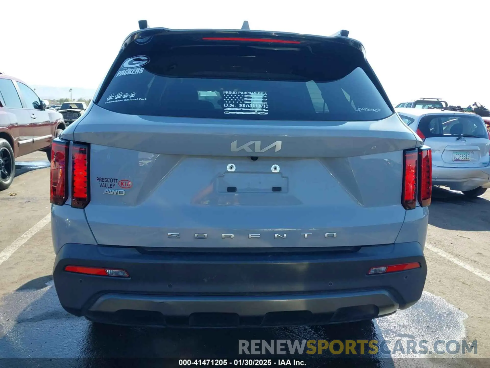 16 fotografías del automóvil dañado 5XYRLDLC8NG097140 KIA SORENTO 2022