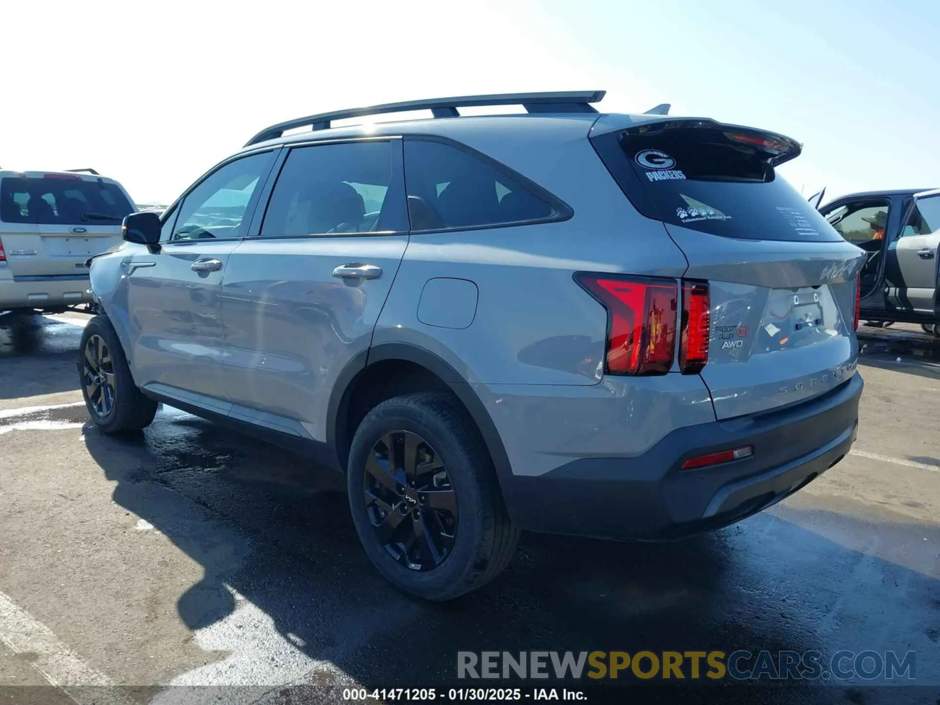 3 fotografías del automóvil dañado 5XYRLDLC8NG097140 KIA SORENTO 2022