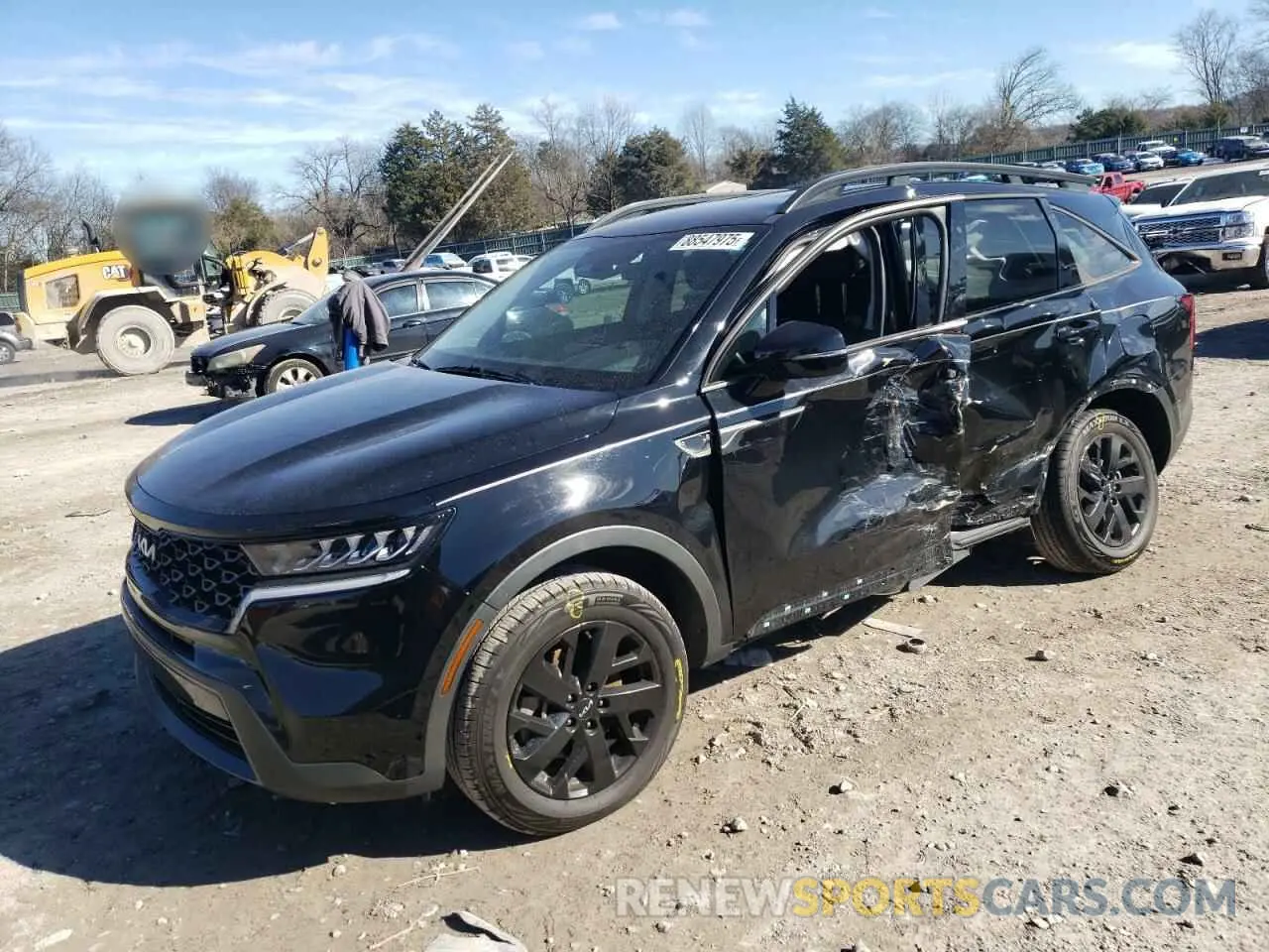 1 fotografías del automóvil dañado 5XYRLDLCXNG118456 KIA SORENTO 2022