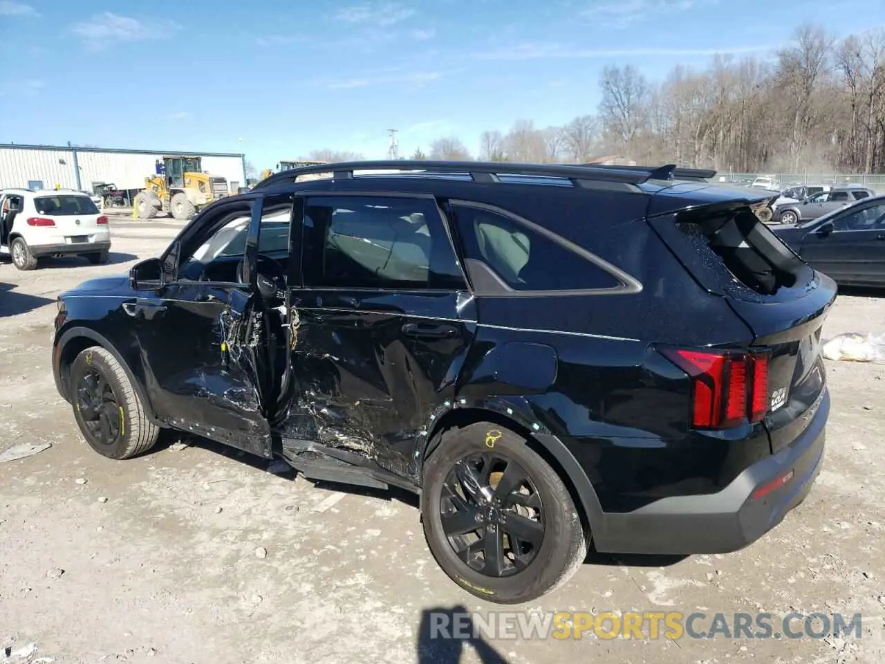 2 fotografías del automóvil dañado 5XYRLDLCXNG118456 KIA SORENTO 2022