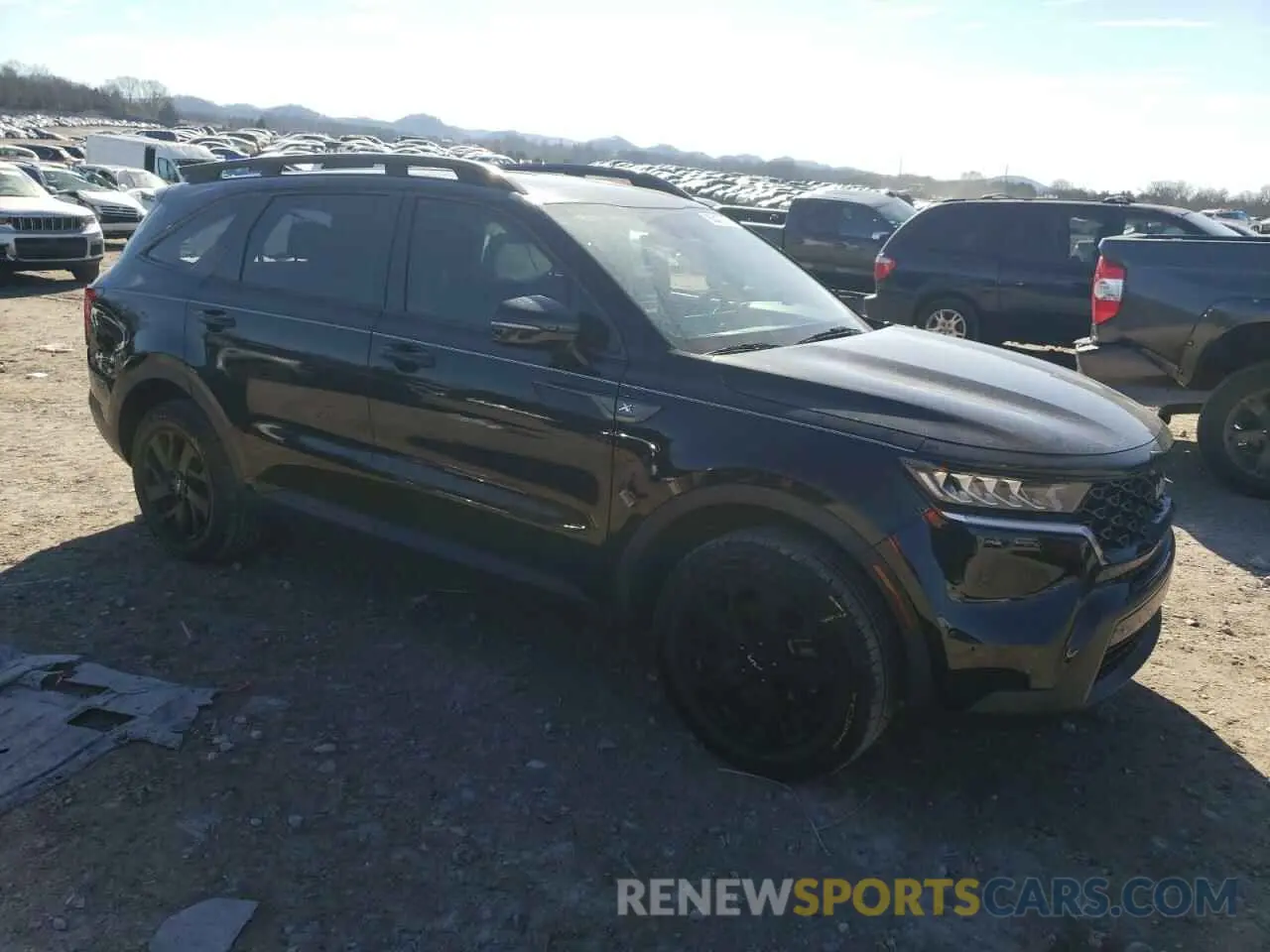 4 fotografías del automóvil dañado 5XYRLDLCXNG118456 KIA SORENTO 2022