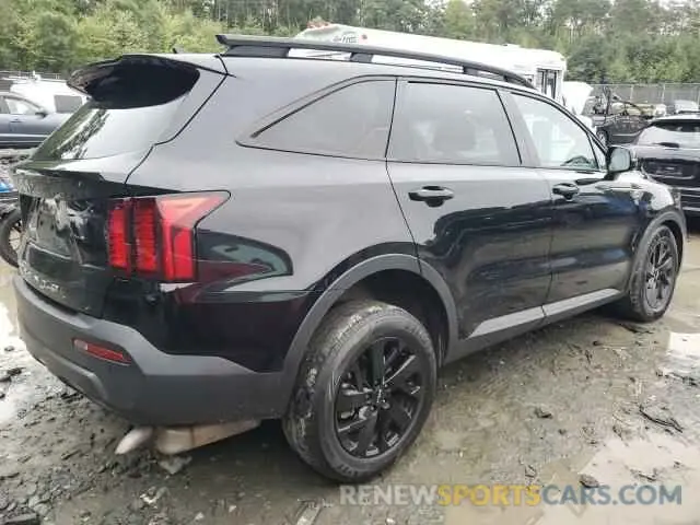 3 fotografías del automóvil dañado 5XYRLDLCXNG148136 KIA SORENTO 2022
