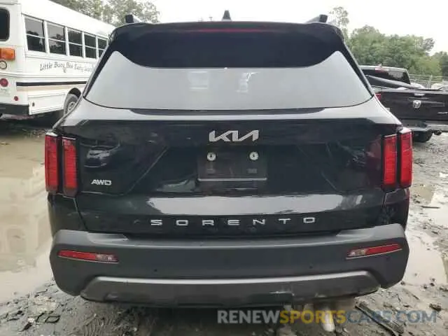 6 fotografías del automóvil dañado 5XYRLDLCXNG148136 KIA SORENTO 2022
