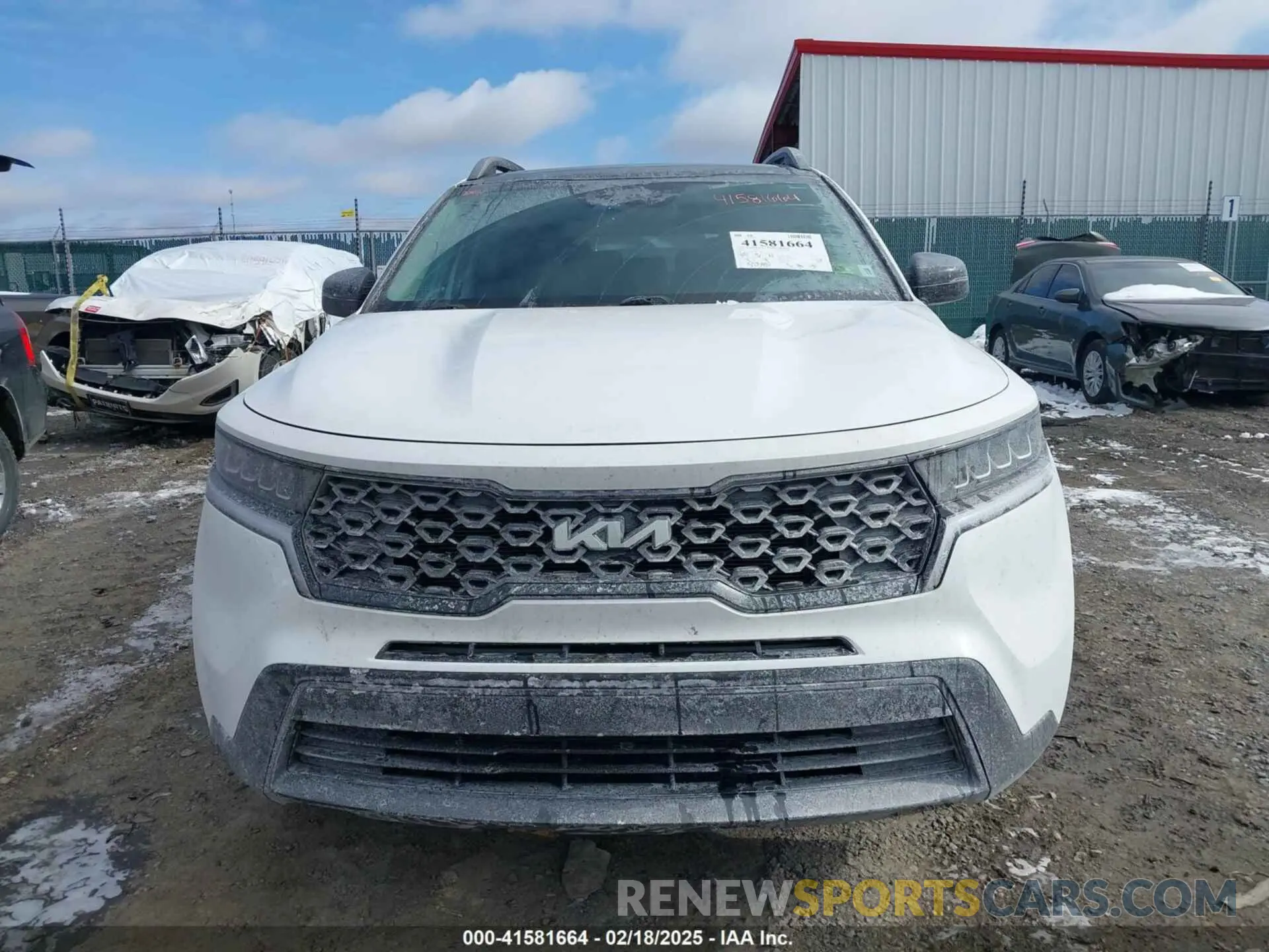 12 fotografías del automóvil dañado 5XYRLDLCXNG150954 KIA SORENTO 2022