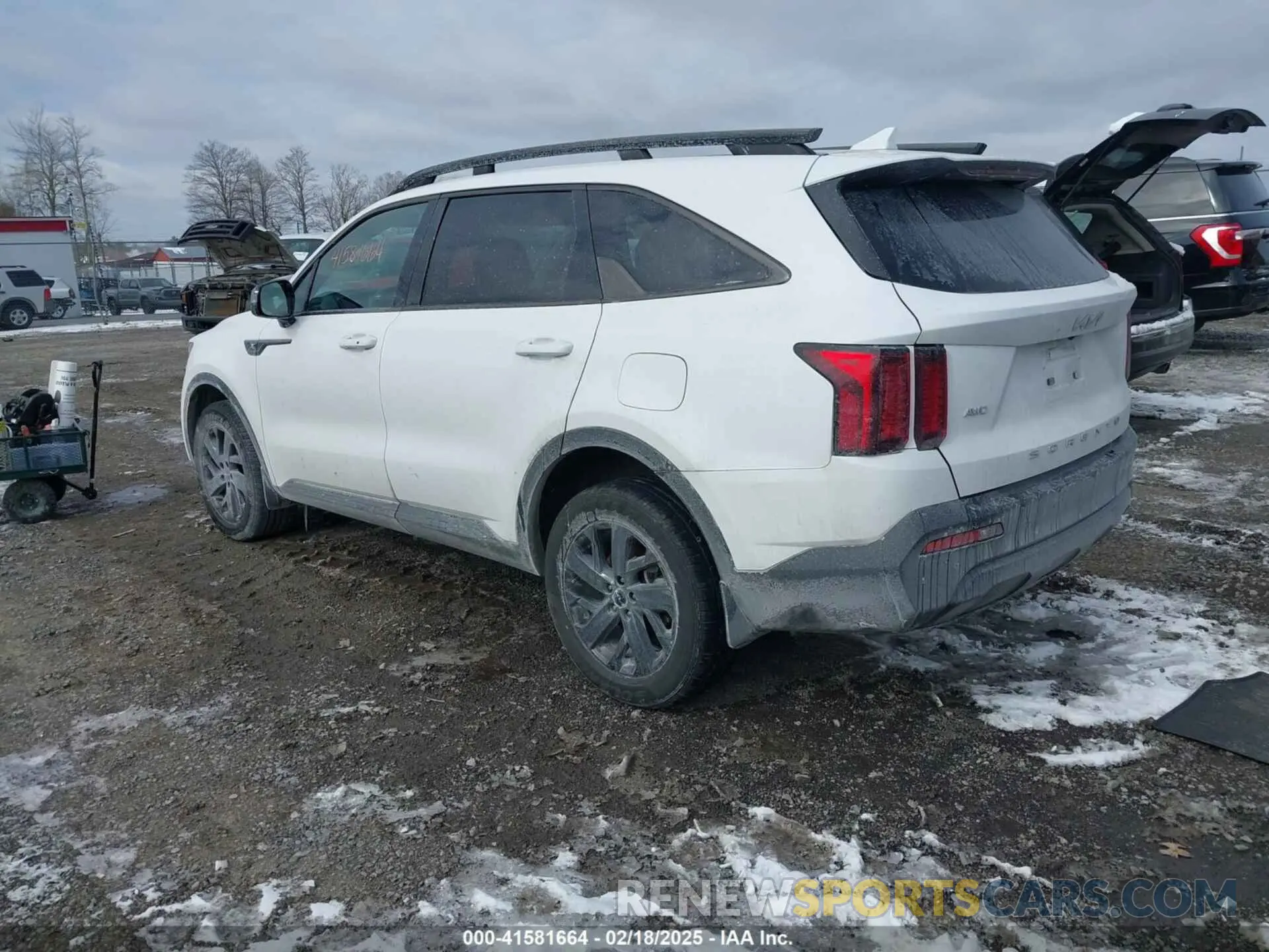 3 fotografías del automóvil dañado 5XYRLDLCXNG150954 KIA SORENTO 2022