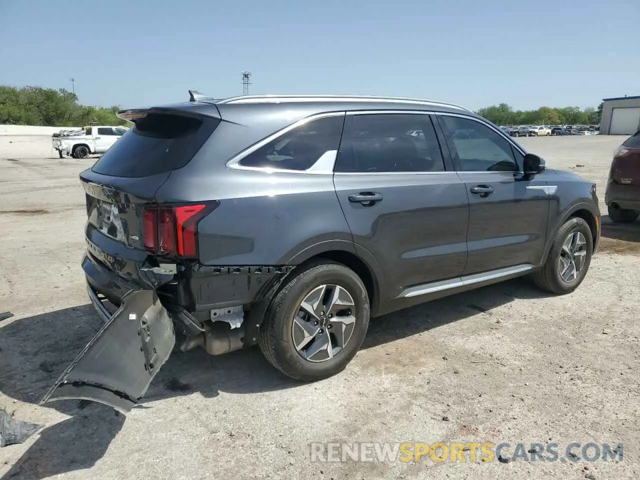 3 fotografías del automóvil dañado KNDRGDLG4N5081498 KIA SORENTO 2022