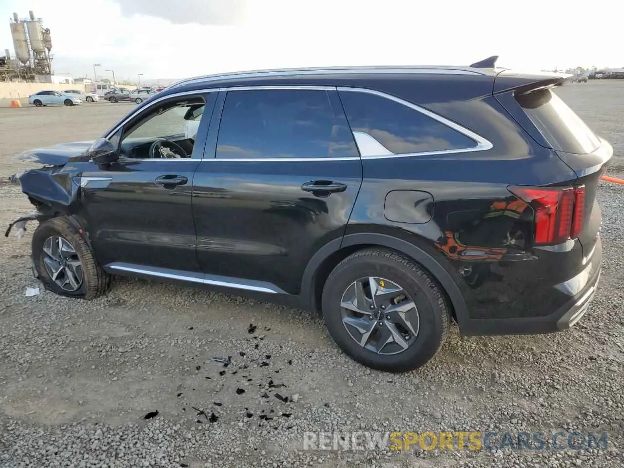2 fotografías del automóvil dañado KNDRH4LG3N5116139 KIA SORENTO 2022