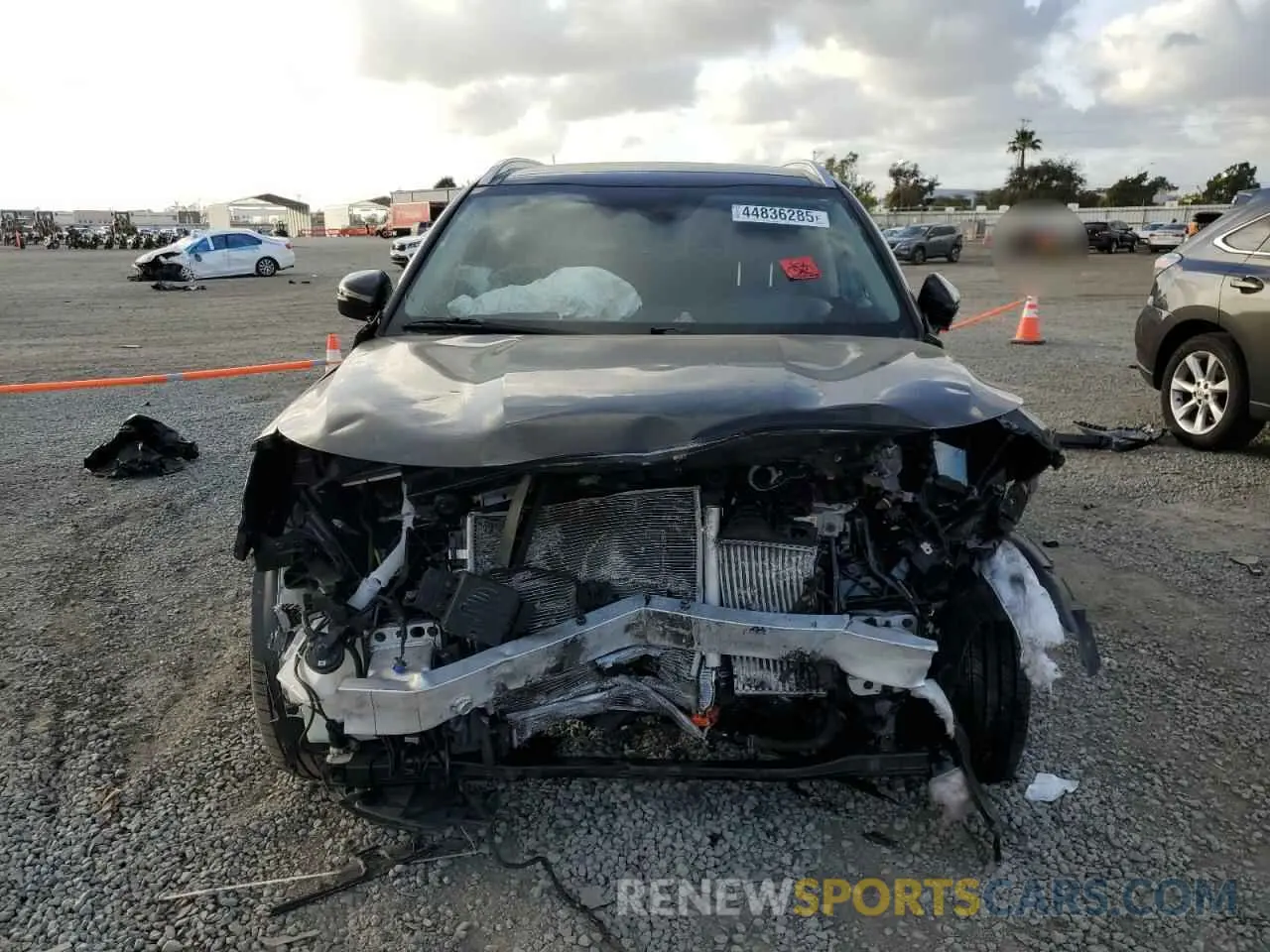 5 fotografías del automóvil dañado KNDRH4LG3N5116139 KIA SORENTO 2022
