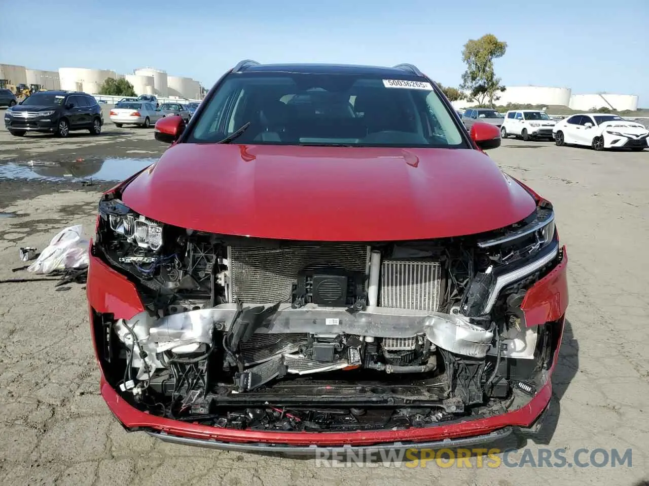 5 fotografías del automóvil dañado KNDRHDLG8N5121319 KIA SORENTO 2022