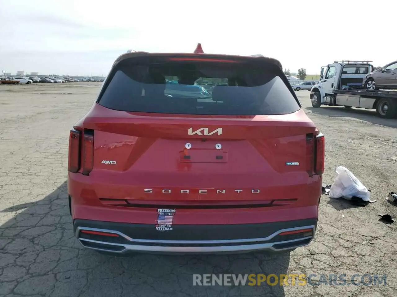 6 fotografías del automóvil dañado KNDRHDLG8N5121319 KIA SORENTO 2022